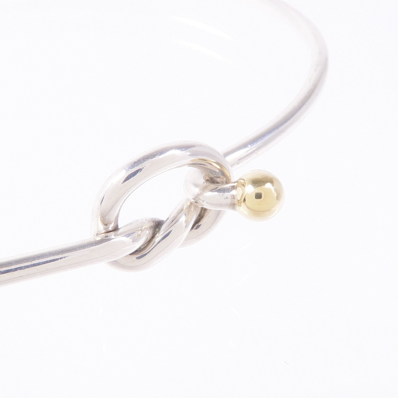 TIFFANY¡®CO Bracelet Bangle 925 Sterling Silver 18K Yellow Gold