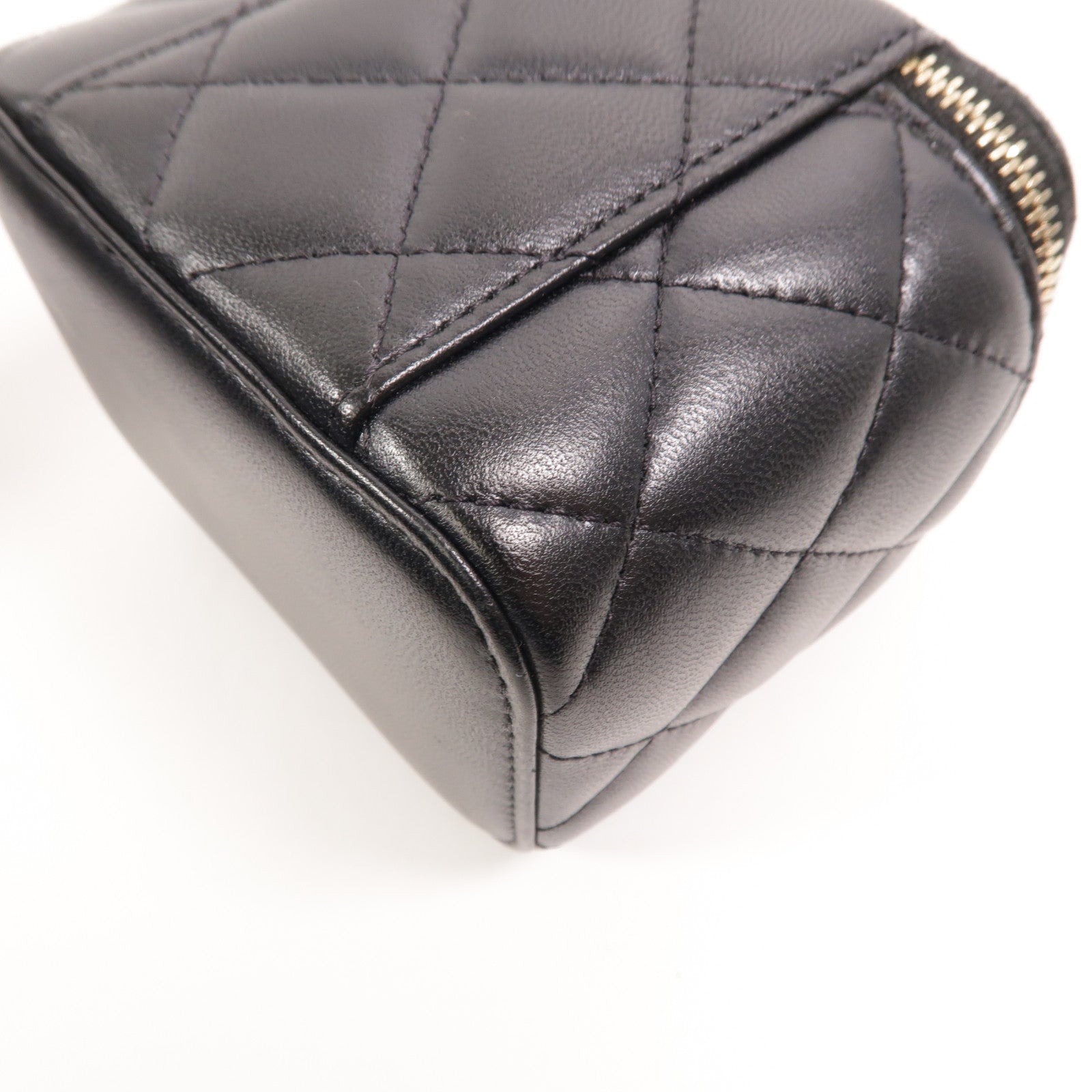 CHANEL 羊皮皮革Mini Vanity Case手挽肩背兩用袋