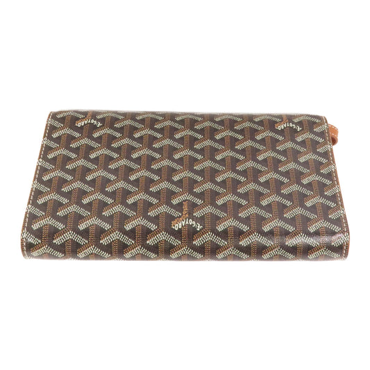 GOYARD 塗層帆布Monte-Carlo PM銀扣肩背袋