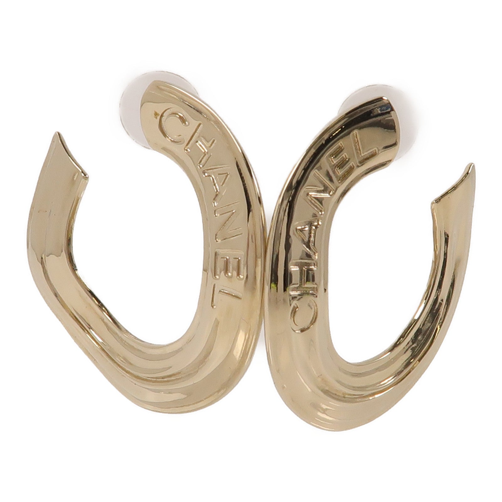 CHANEL 金屬Earrings耳環金色
