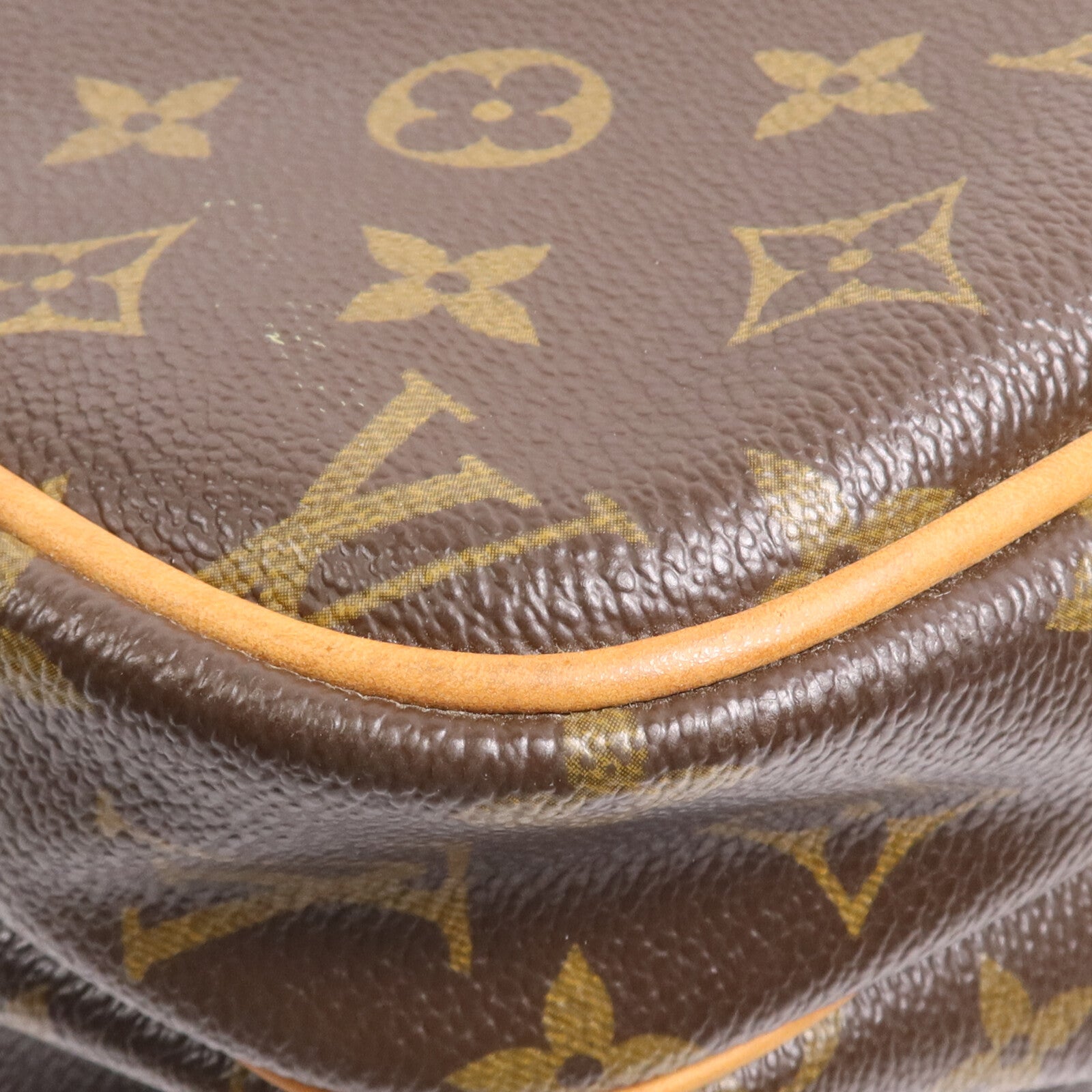LOUIS VUITTON Monogram Reporter PM金扣肩背袋