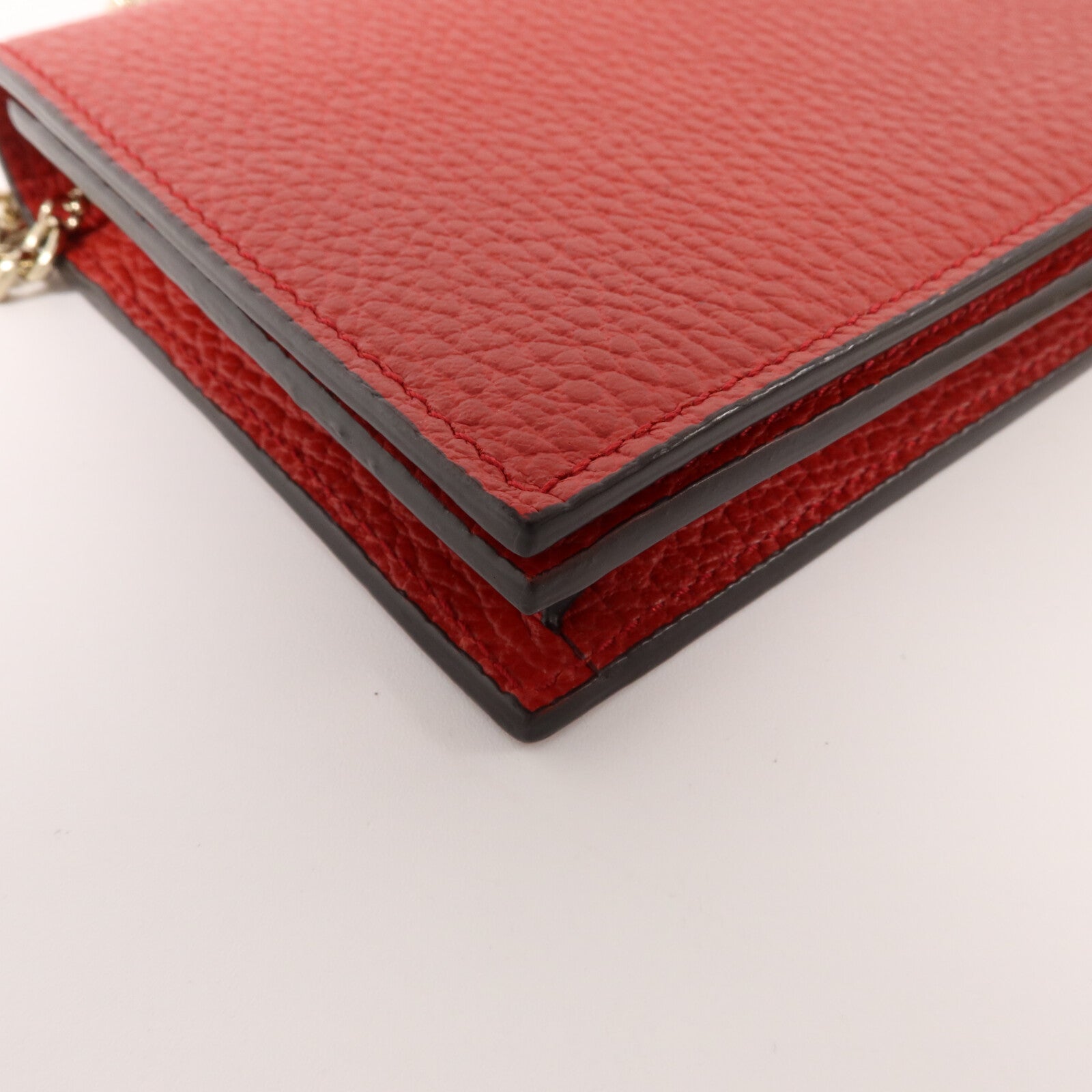 GUCCI 牛皮皮革Chain Shoulder Bag鏈帶肩背袋