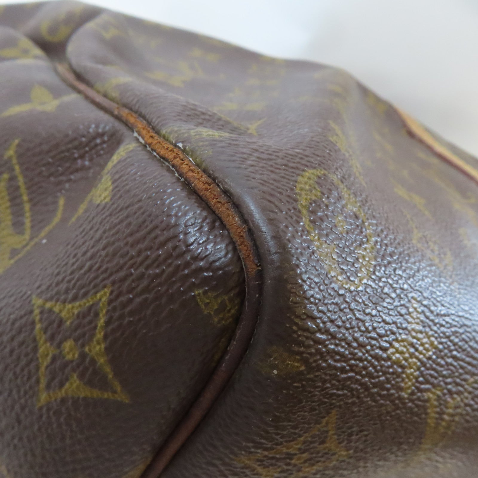LOUIS VUITTON Monogram Keepall 50金扣手挽袋啡色