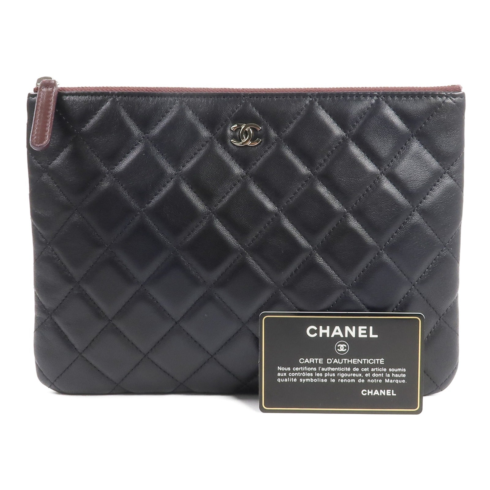 CHANEL 羊皮皮革Pouch手拿包