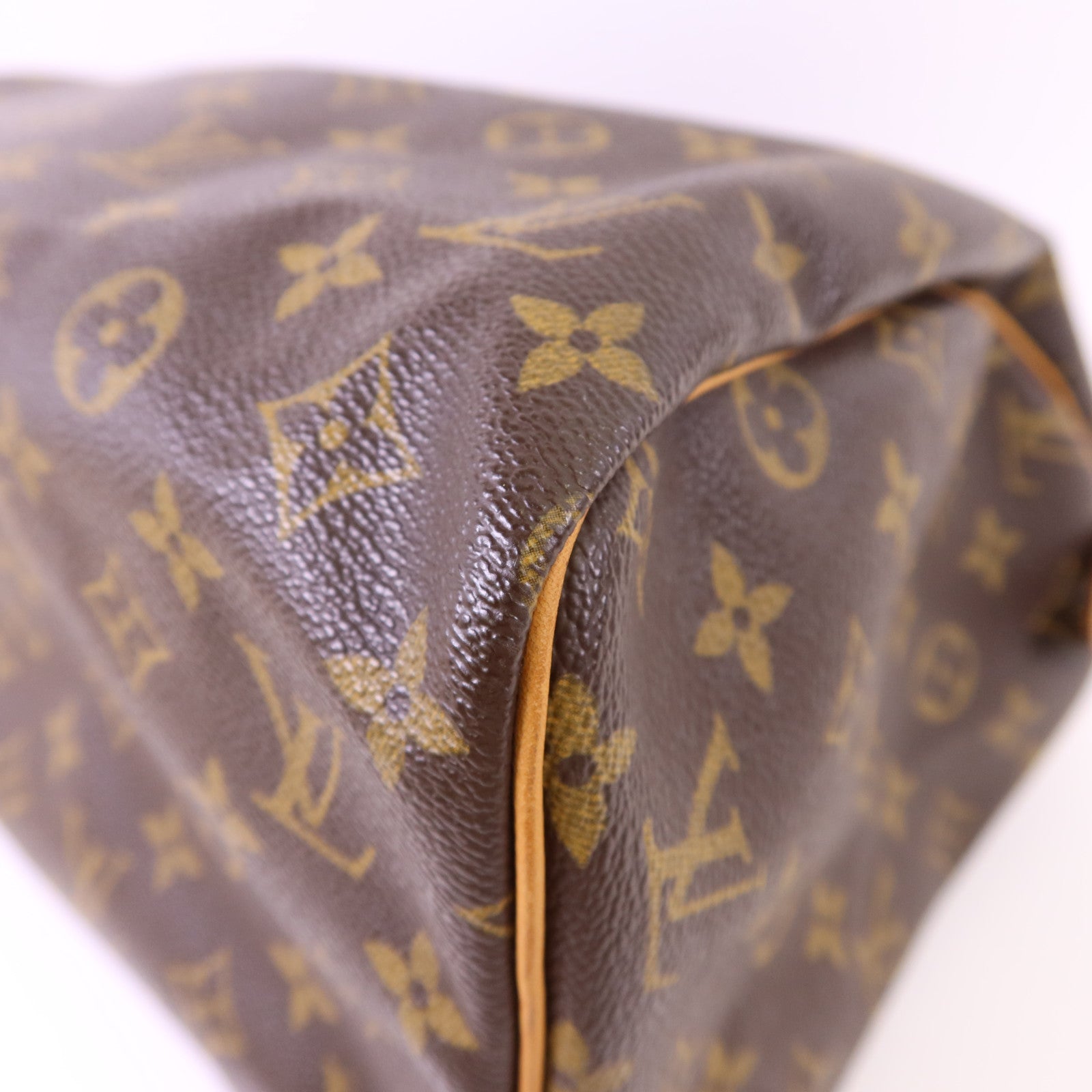 LOUIS VUITTON Monogram Speedy 30金扣手挽袋