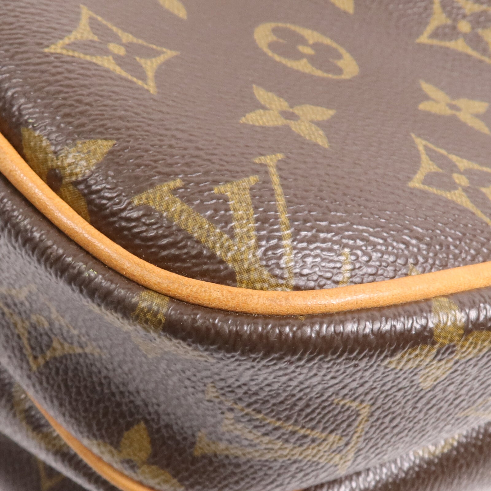 LOUIS VUITTON Monogram Reporter PM金扣肩背袋
