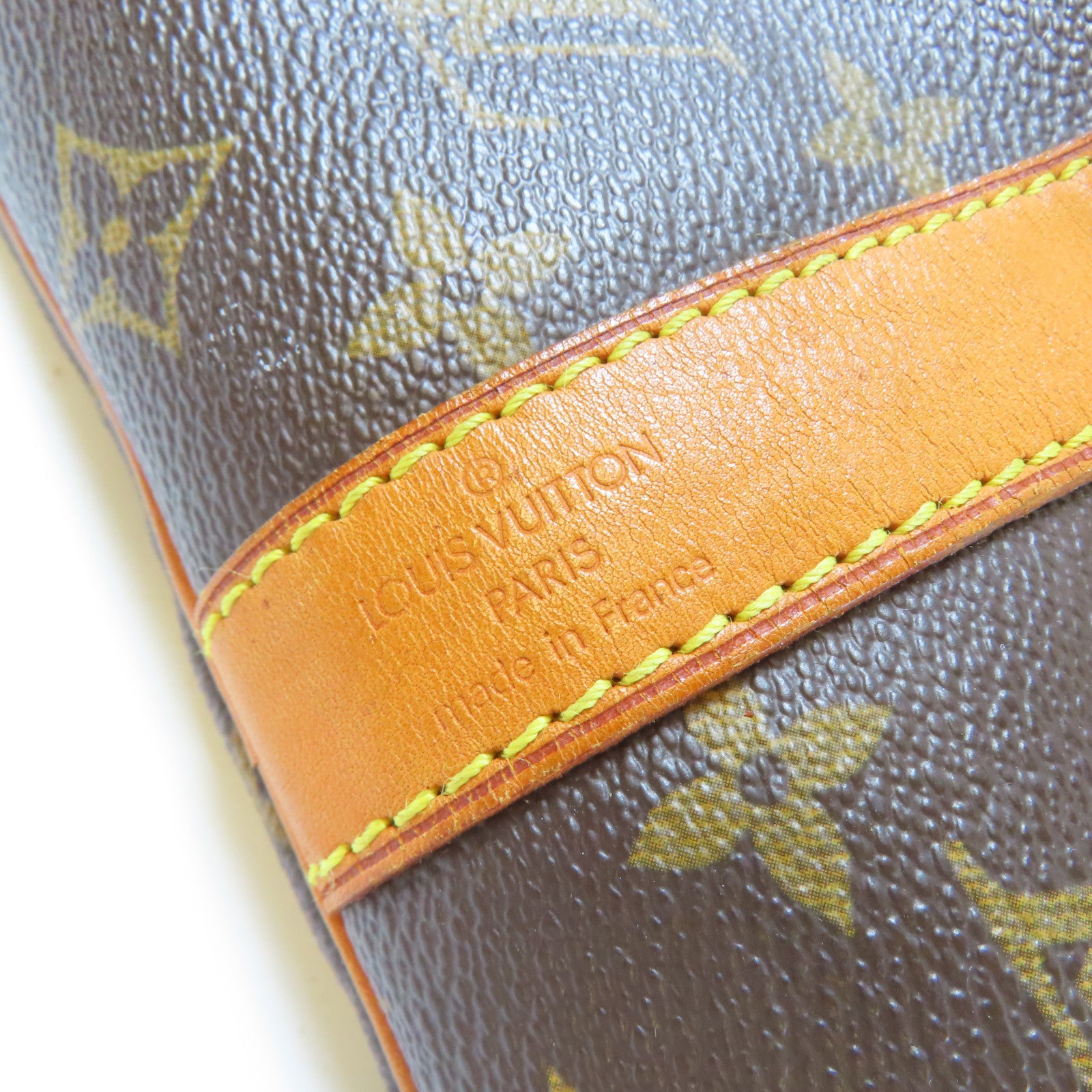 LOUIS VUITTON Monogram Keepall 45 Bandouliere金扣波士頓包啡色