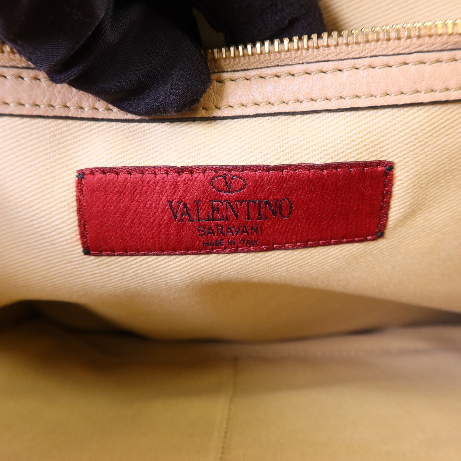 Valentino 【激減優惠】牛皮皮革Shoulder Bag金扣肩背袋
