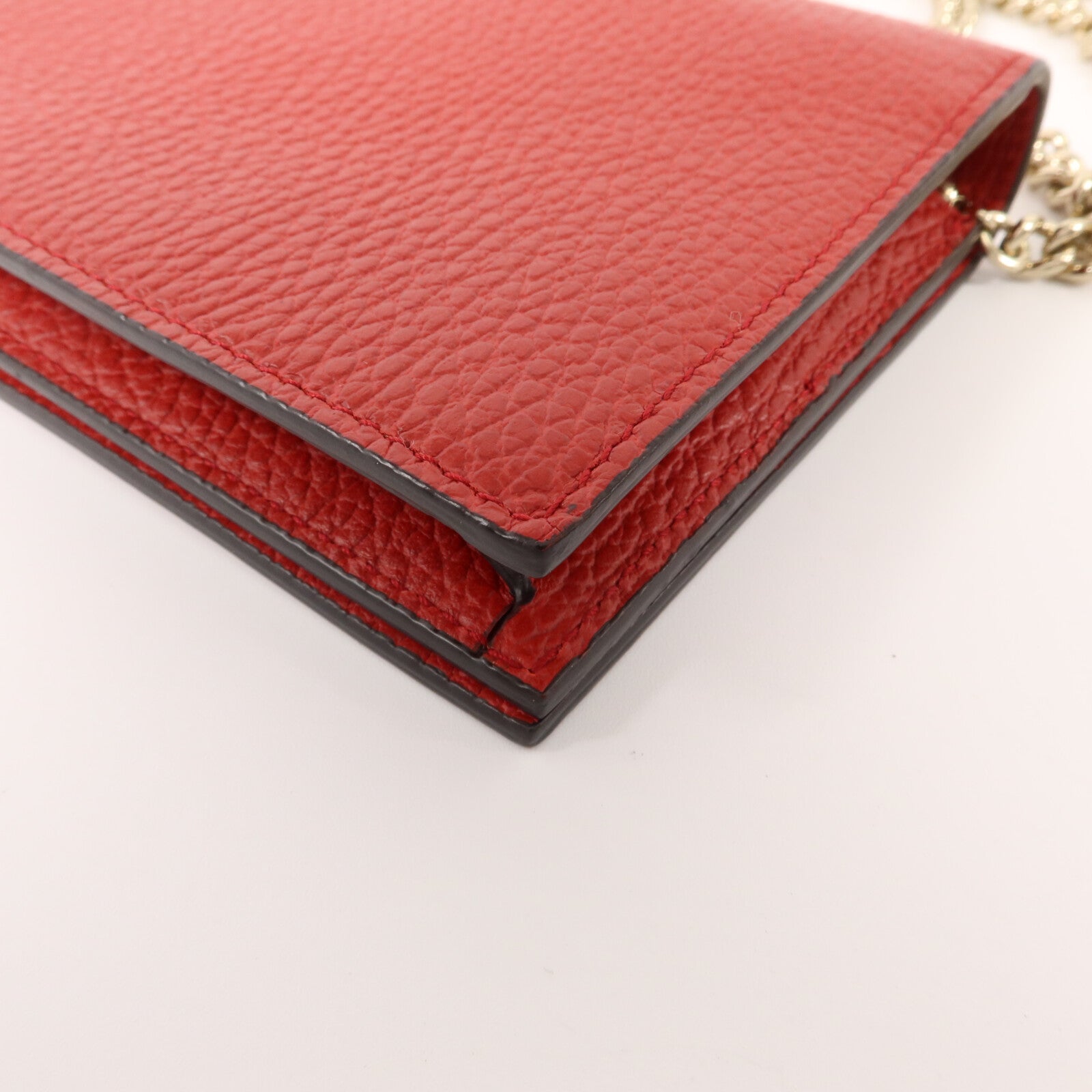 GUCCI 牛皮皮革Chain Shoulder Bag鏈帶肩背袋