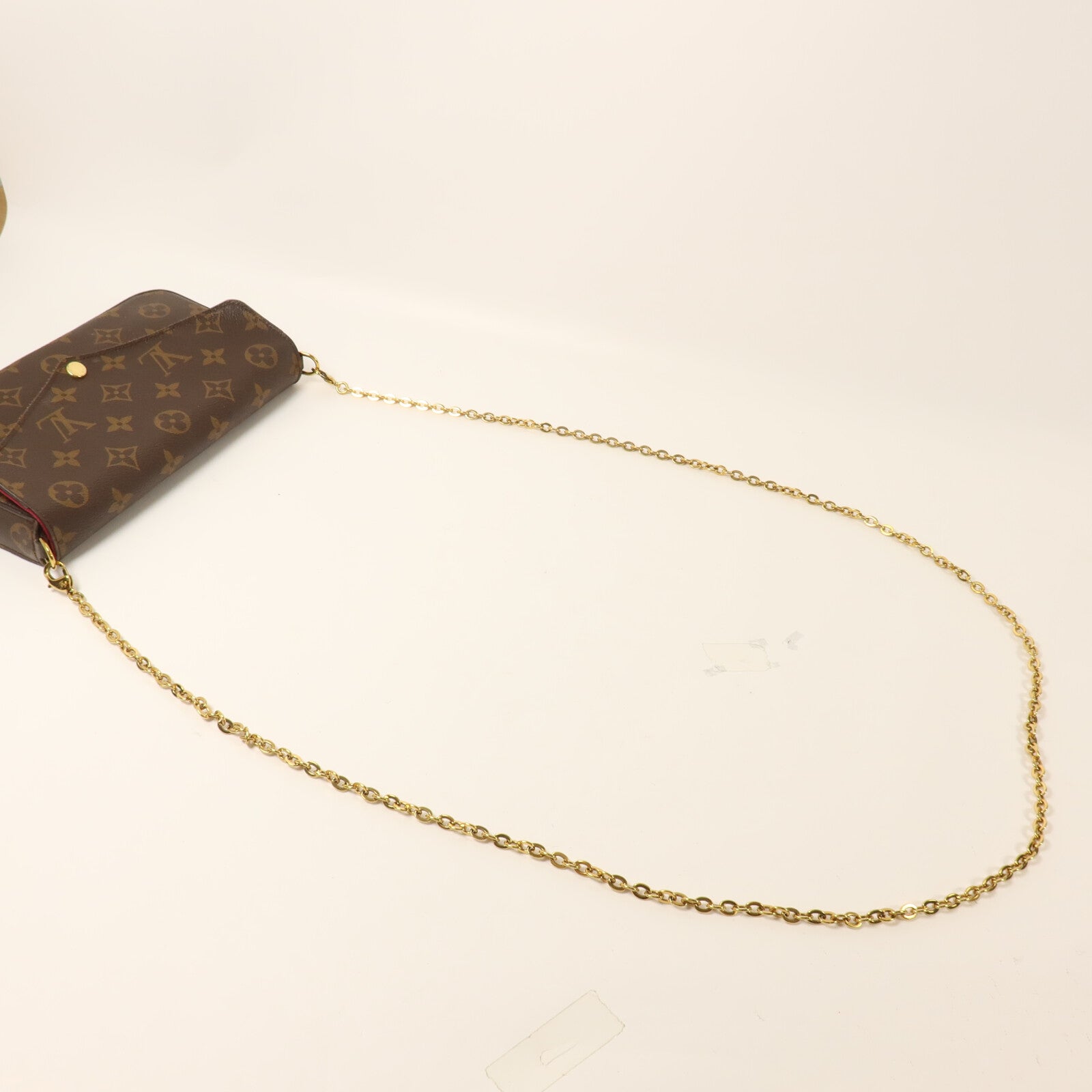 LOUIS VUITTON Monogram Pochette Felicie鏈帶肩背袋