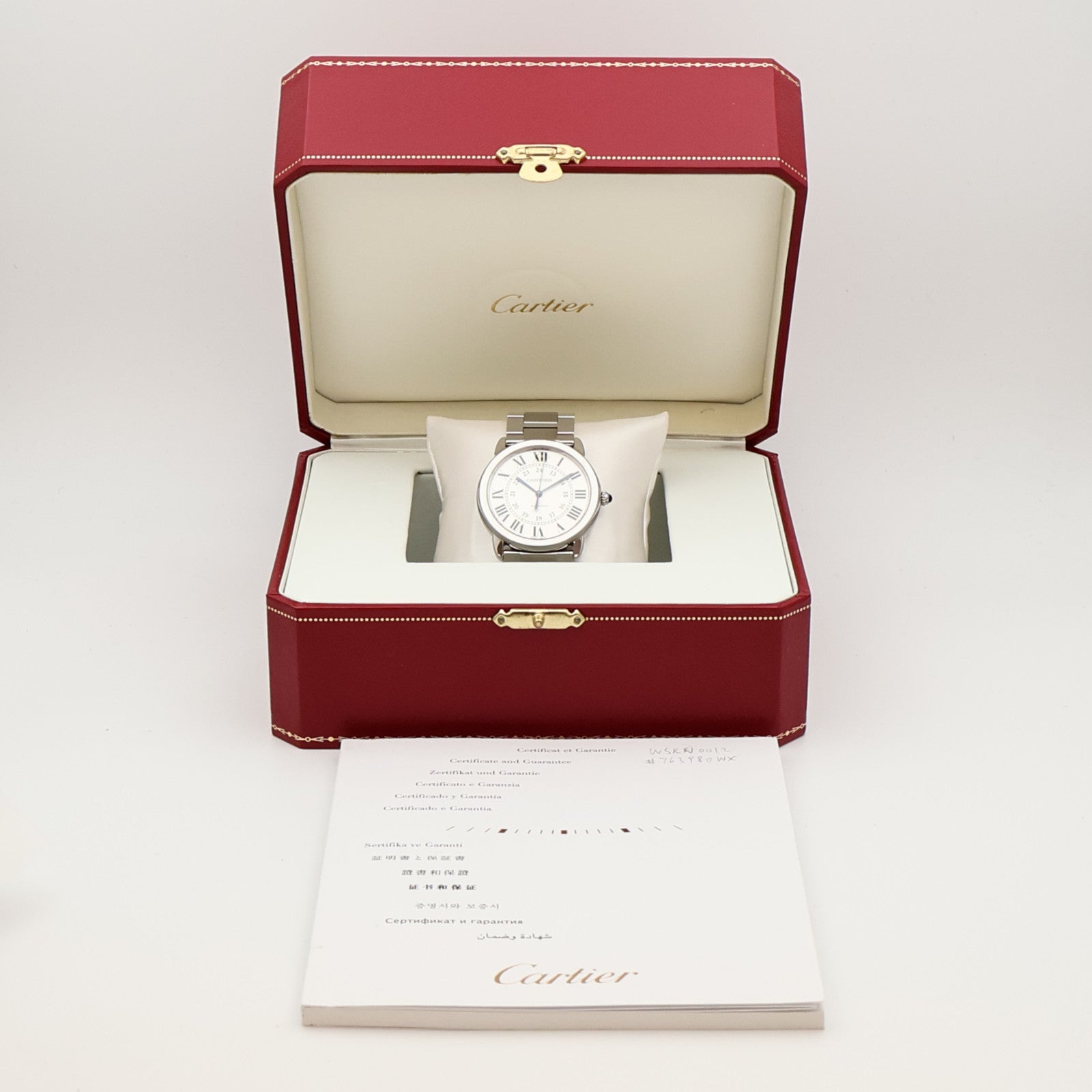 CARTIER Round Solo WSRN0012
