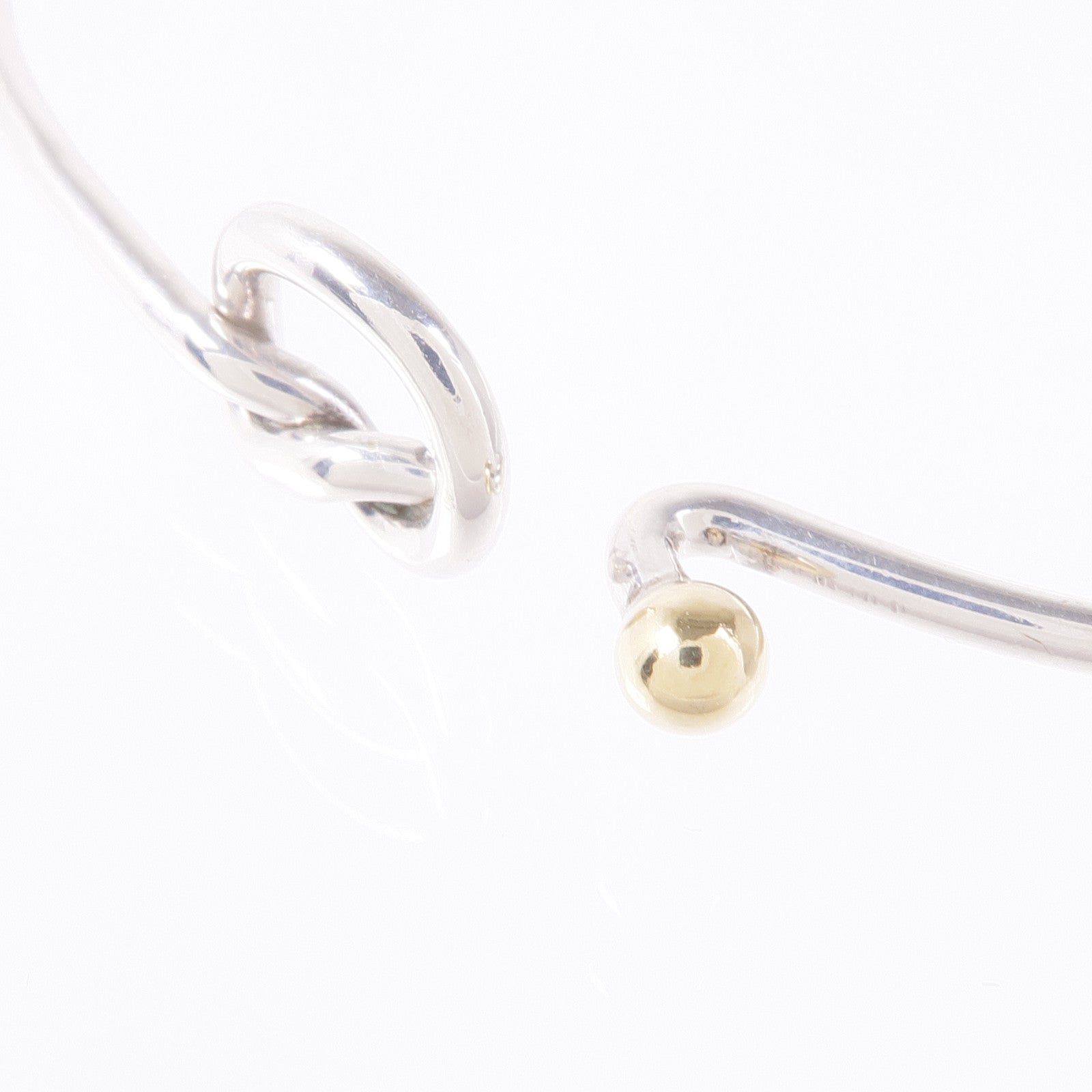 TIFFANY¡®CO Bracelet Bangle 925 Sterling Silver 18K Yellow Gold