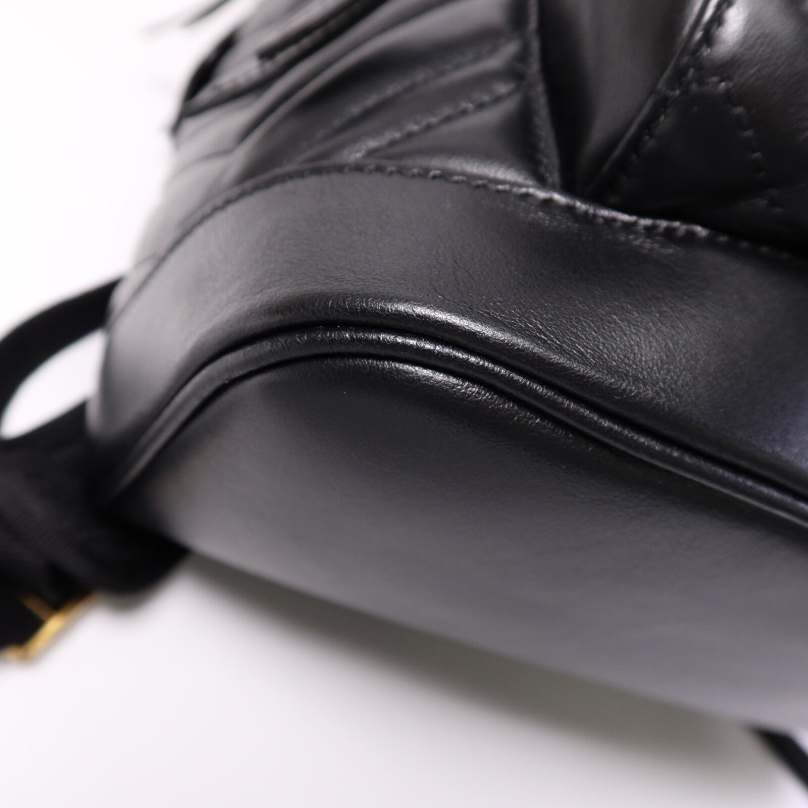 GUCCI 【激減優惠】羊皮皮革Backpack金扣背包