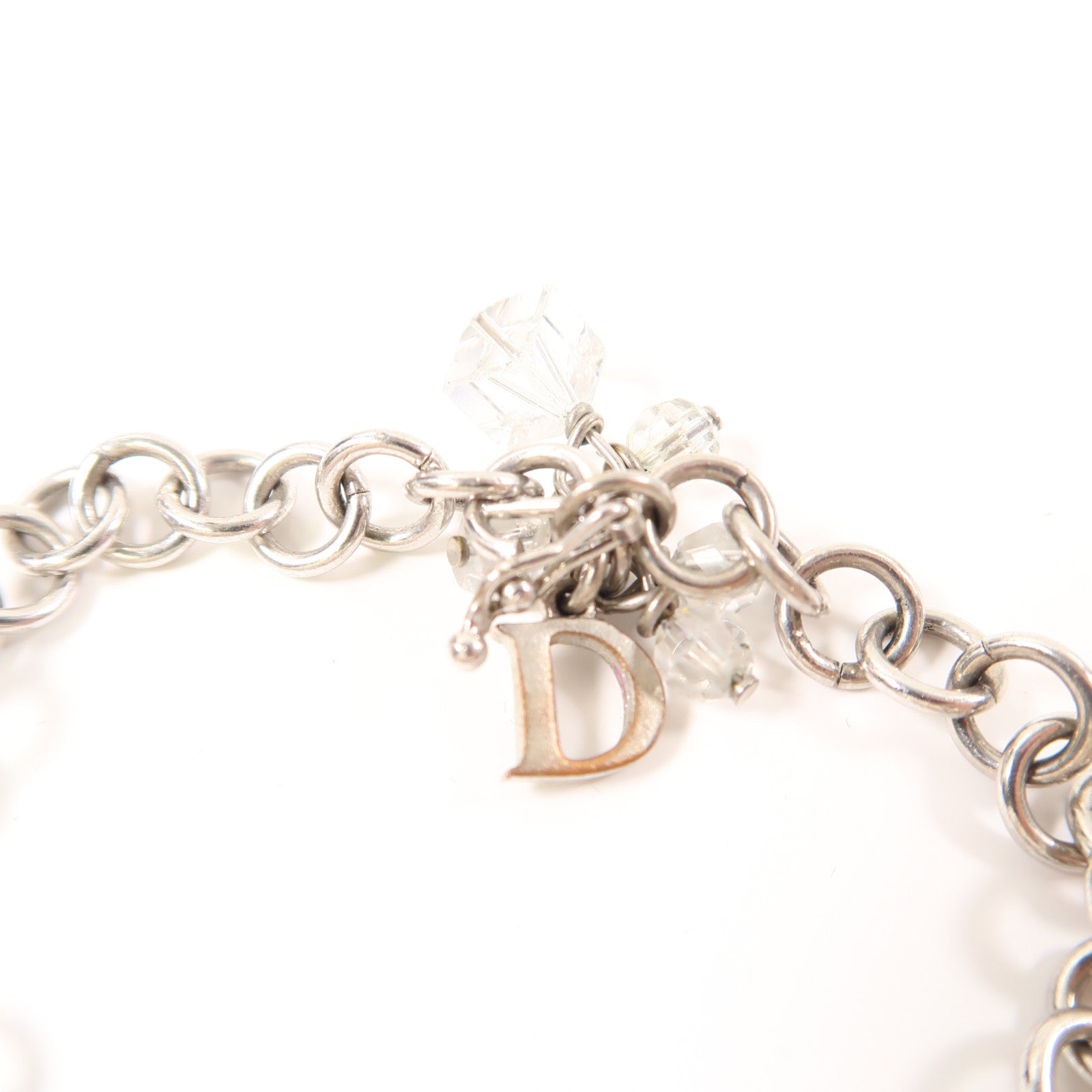 Dior PVC/金屬Bracelet手鏈銀色