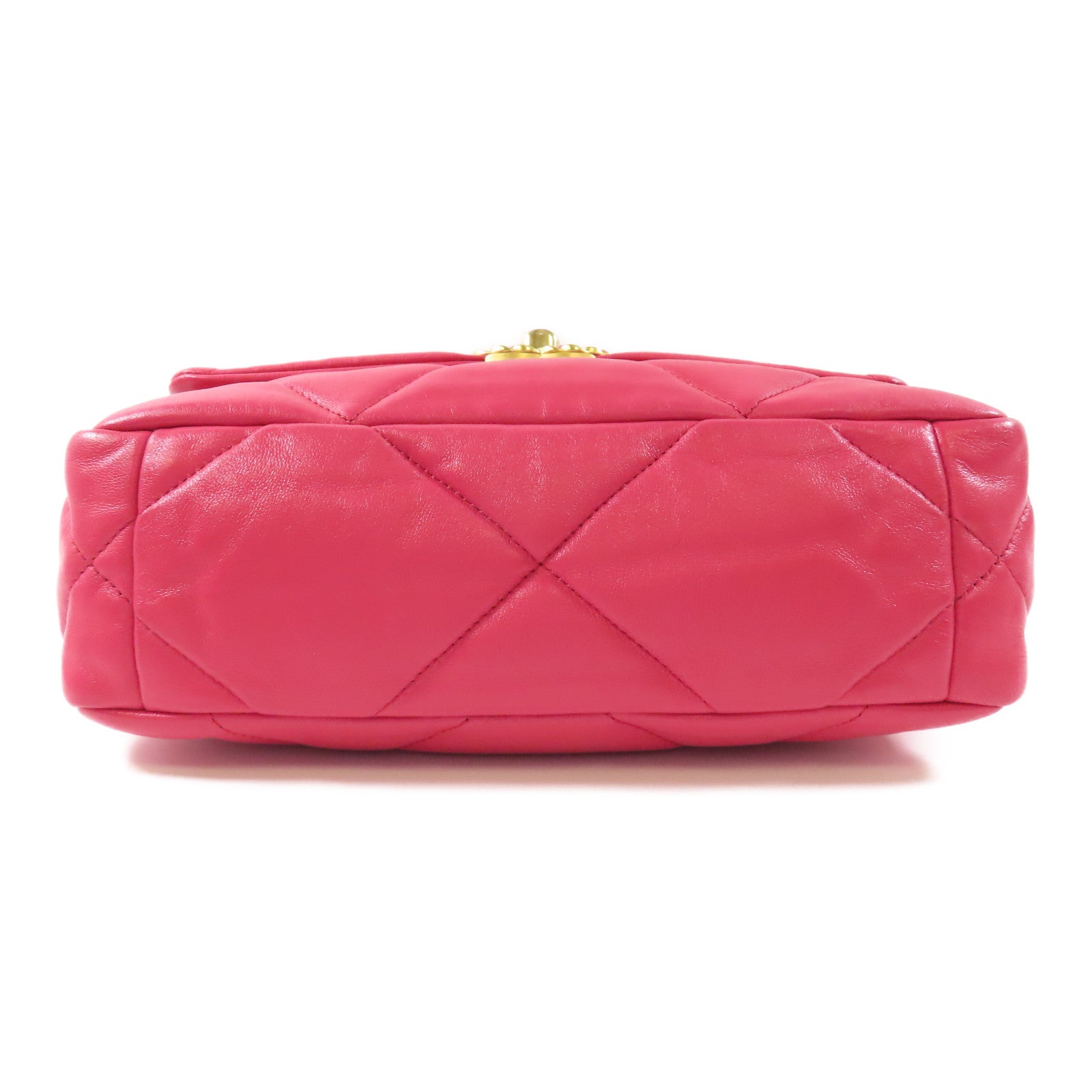 CHANEL 【激減優惠】羊皮皮革Chanel 19 Flap Bag金扣手挽肩背兩用袋