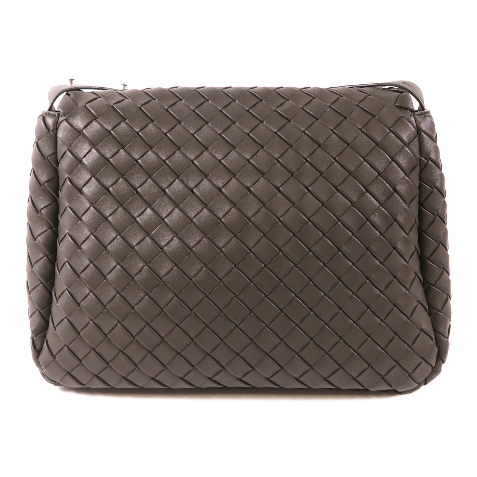 BOTTEGA VENETA 牛皮皮革Large Cobble Messenger銀扣肩背袋