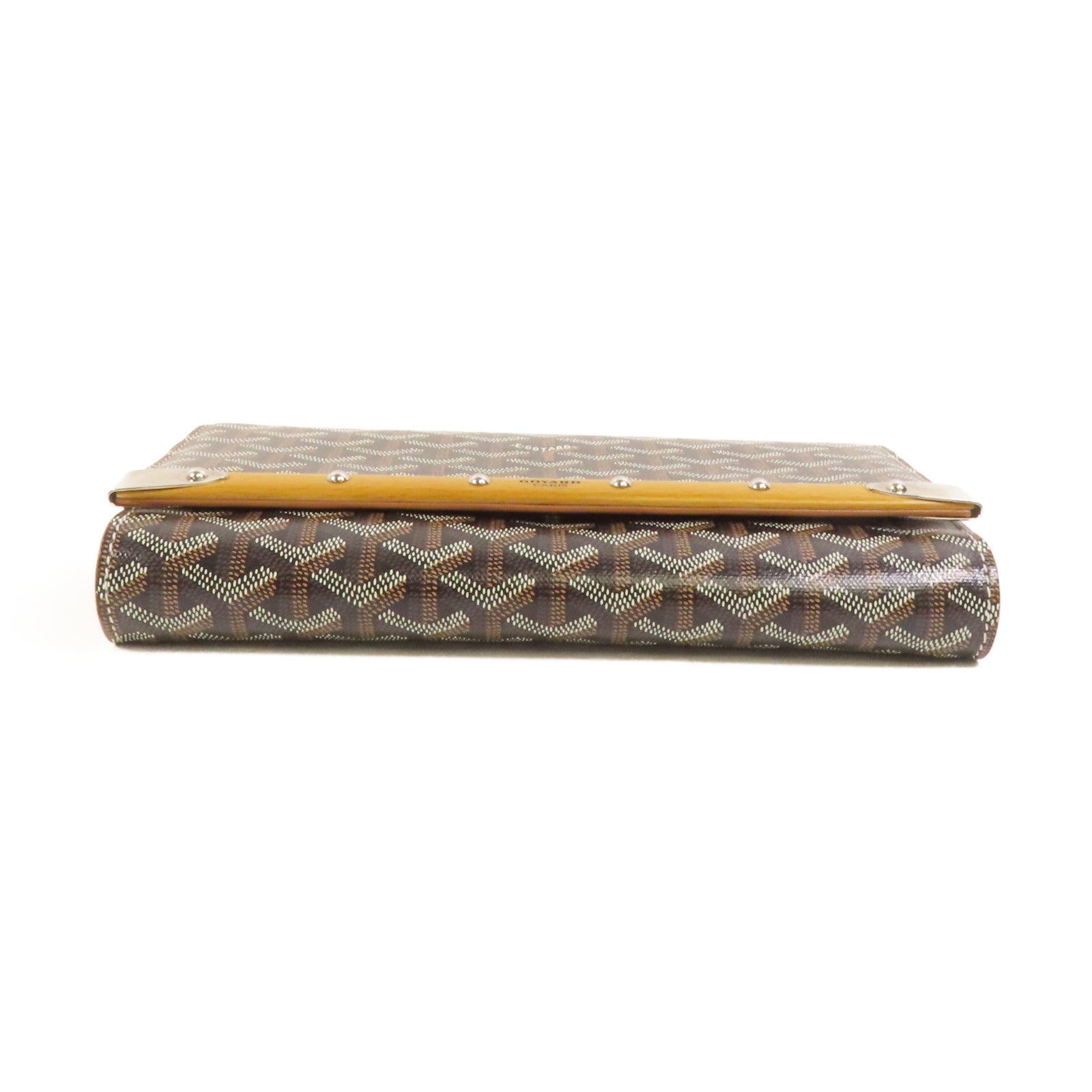 GOYARD 【激減優惠】塗層帆布Monte-Carlo PM銀扣肩背袋