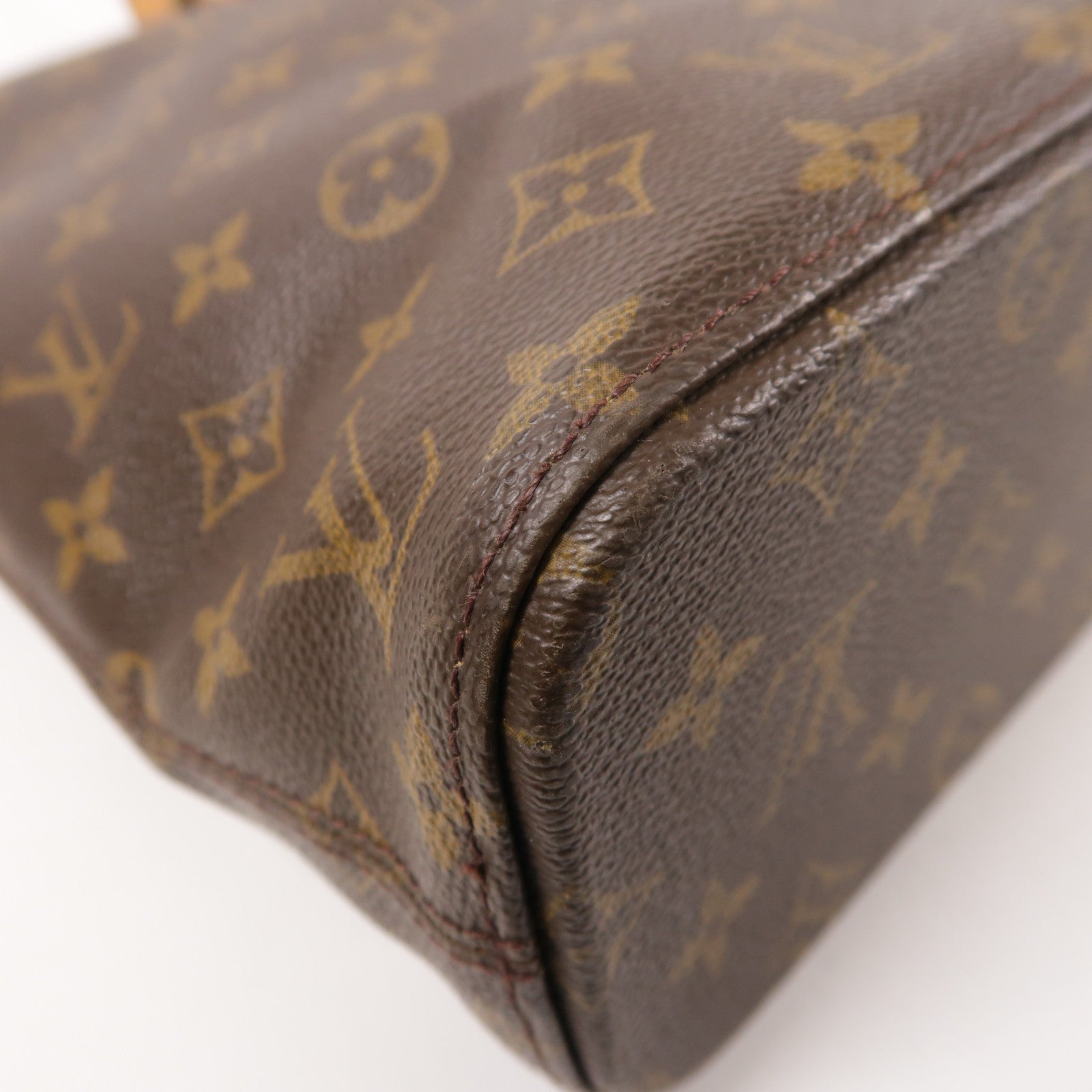 LOUIS VUITTON Monogram Luco Tote Bag金扣肩背袋棕色