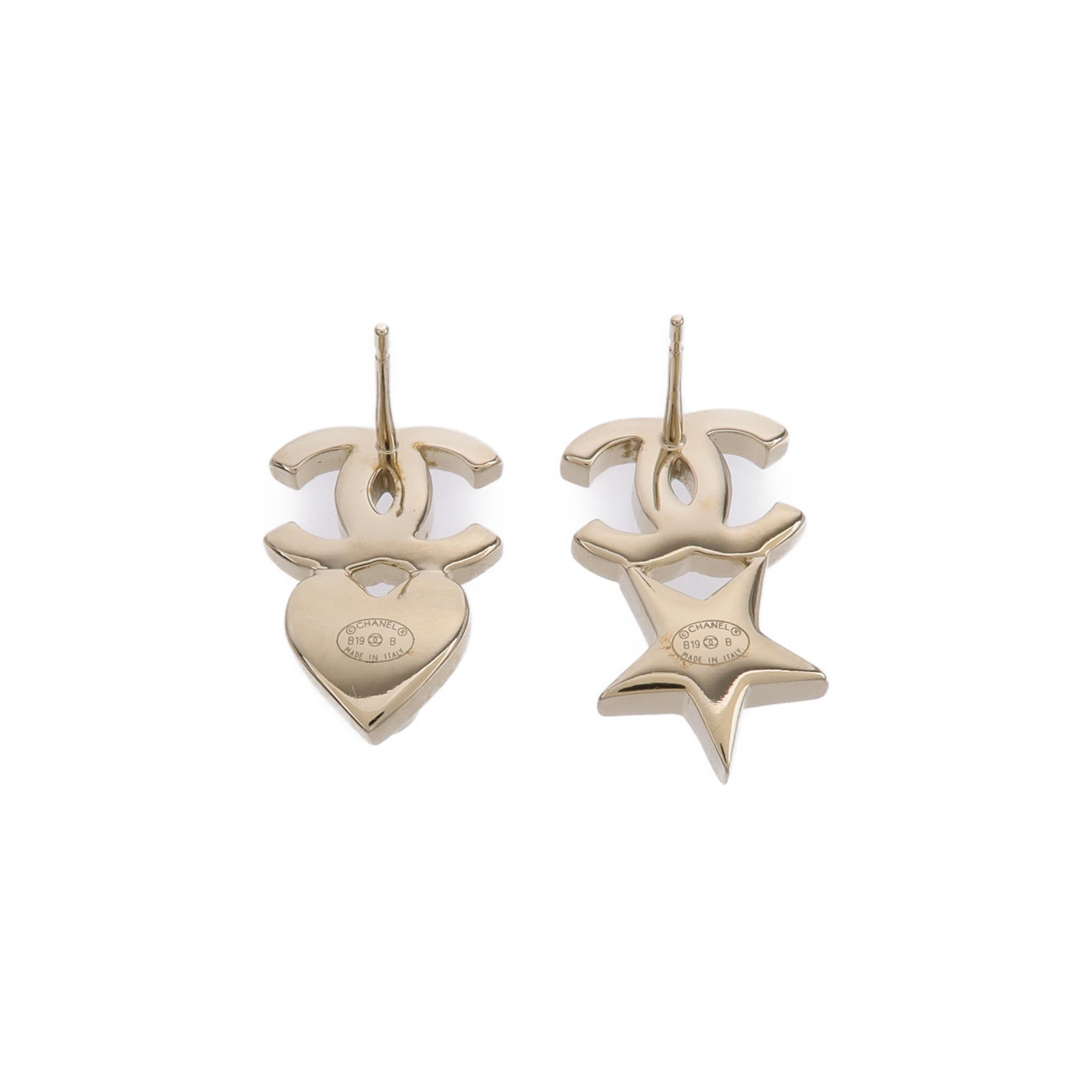 CHANEL 金屬/水鑽Earrings耳環