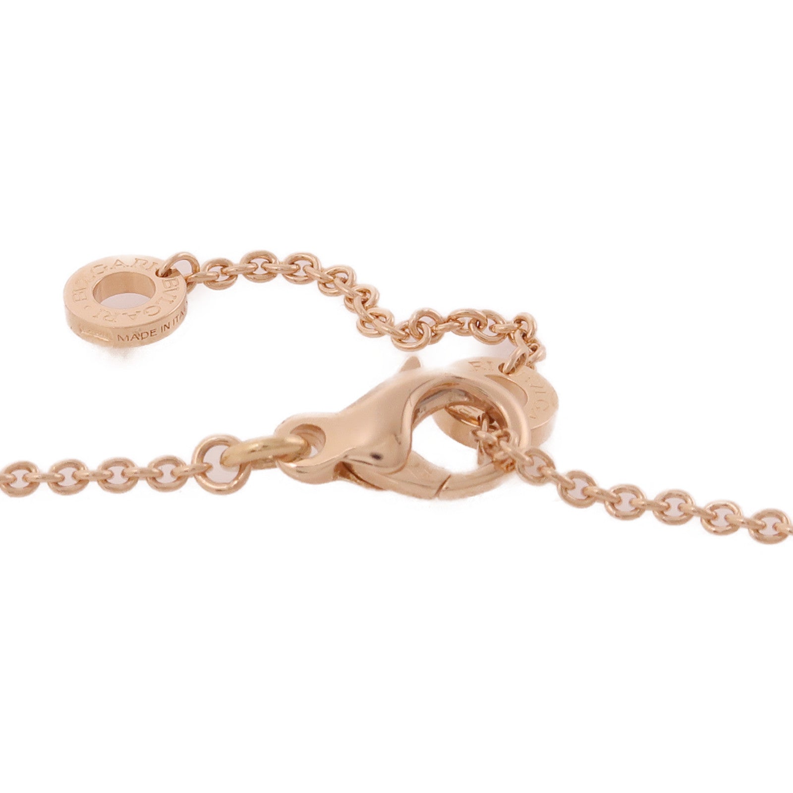 BVLGARI 18K玫瑰金/陶瓷B-Zero 1 Necklace項鍊