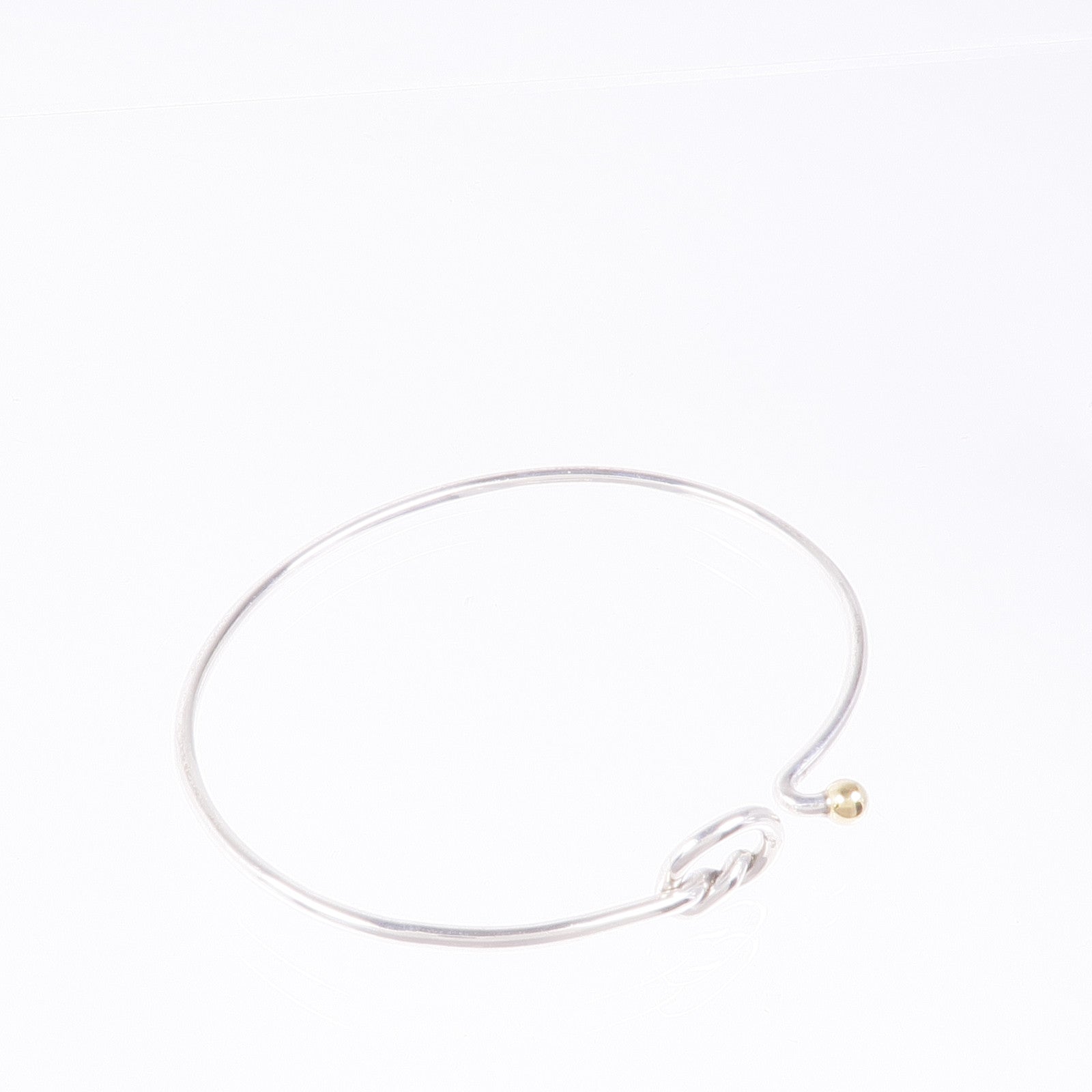 TIFFANY¡®CO Bracelet Bangle 925 Sterling Silver 18K Yellow Gold