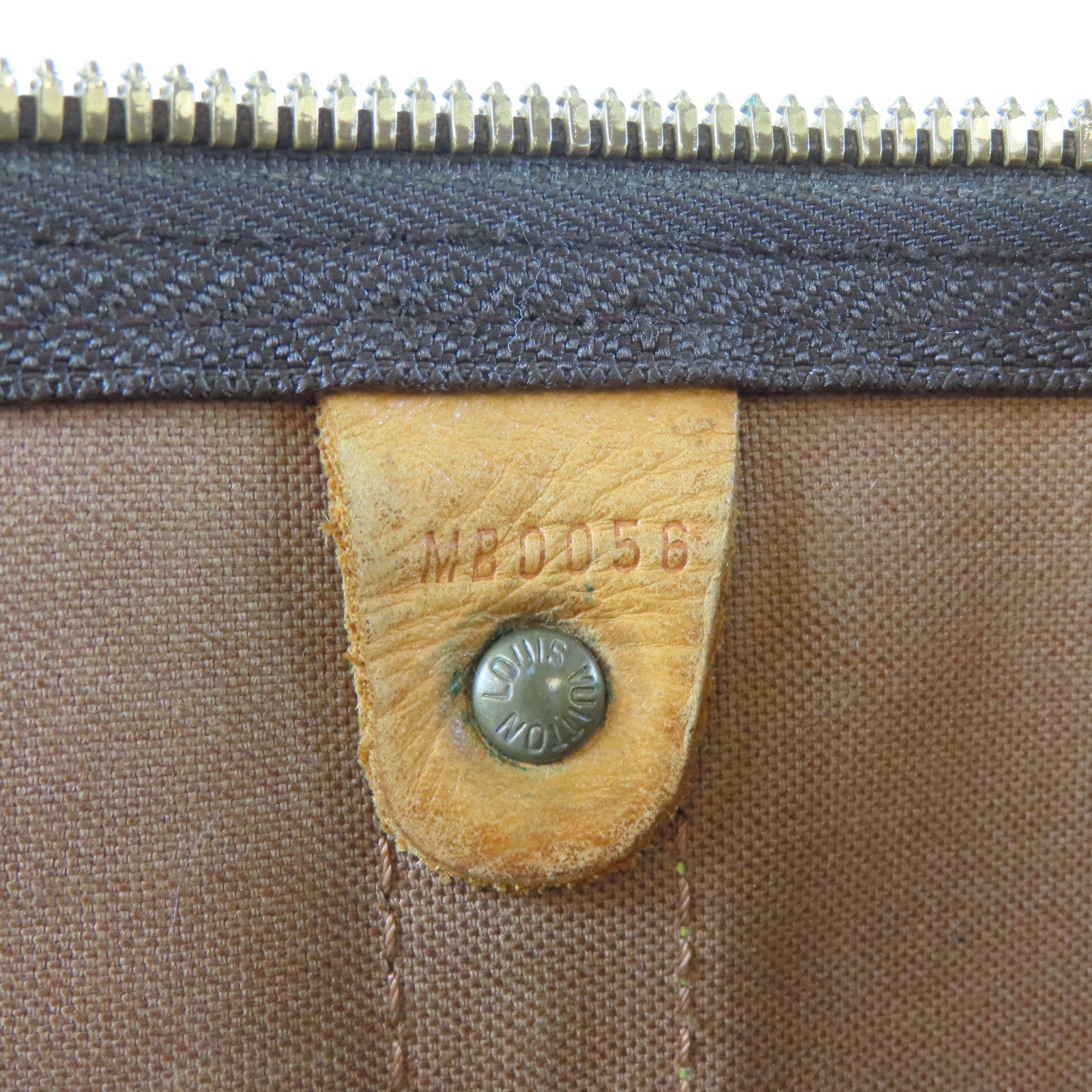 LOUIS VUITTON Monogram Keepall 45 Bandouliere金扣波士頓包啡色