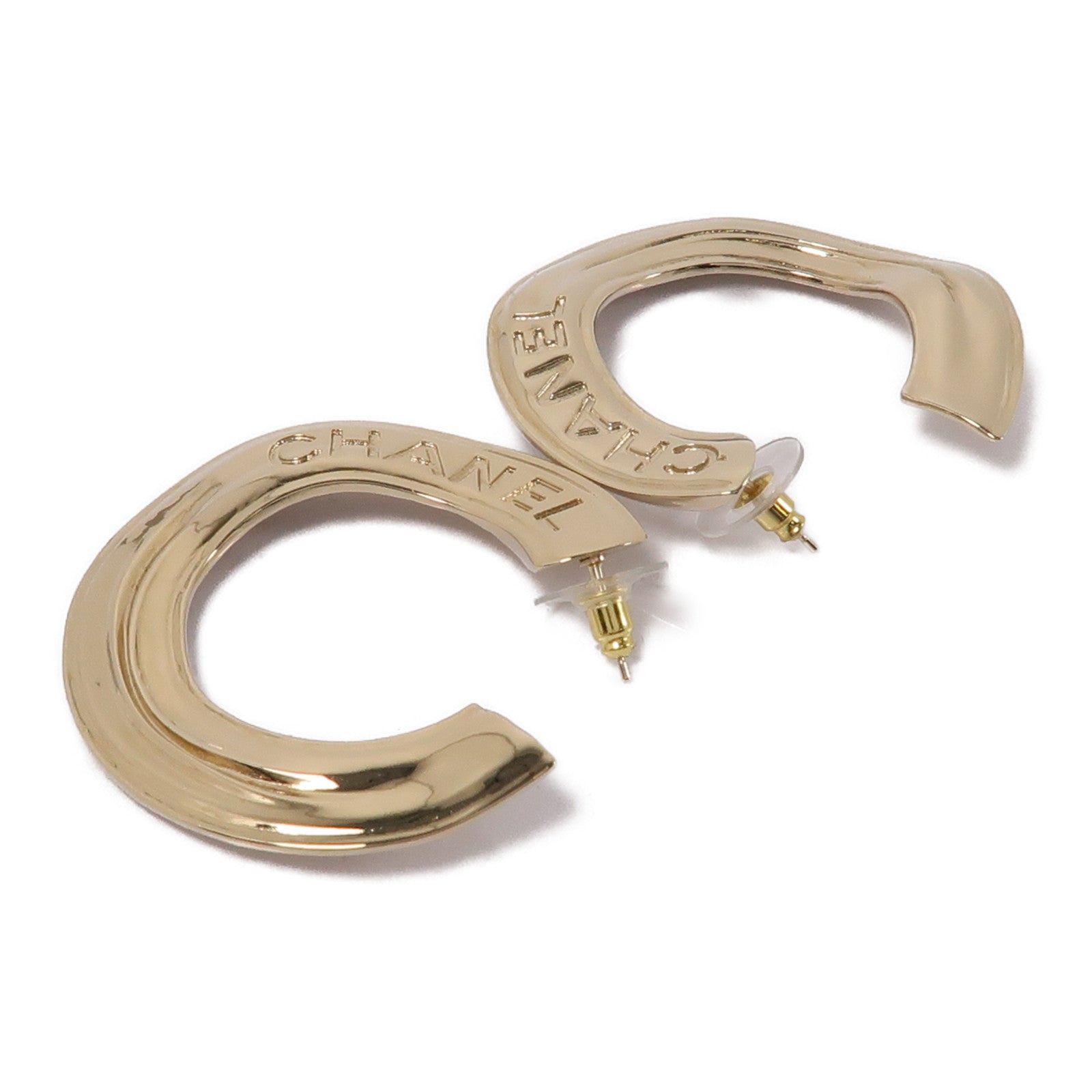 CHANEL 金屬Earrings耳環金色