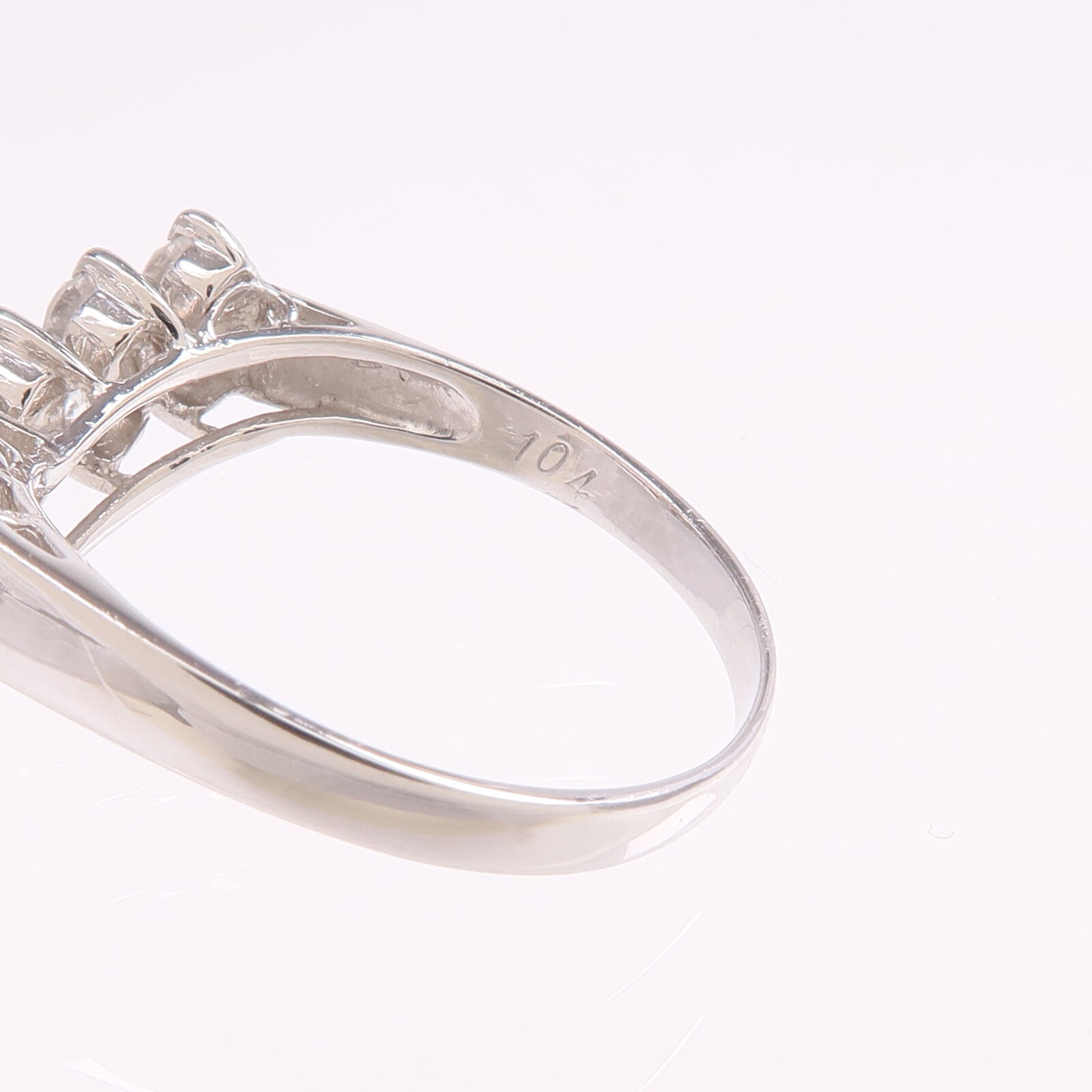 JEWELRY 【激減優惠】PT900鉑金Diamond Ring鑽石戒指US#8.25