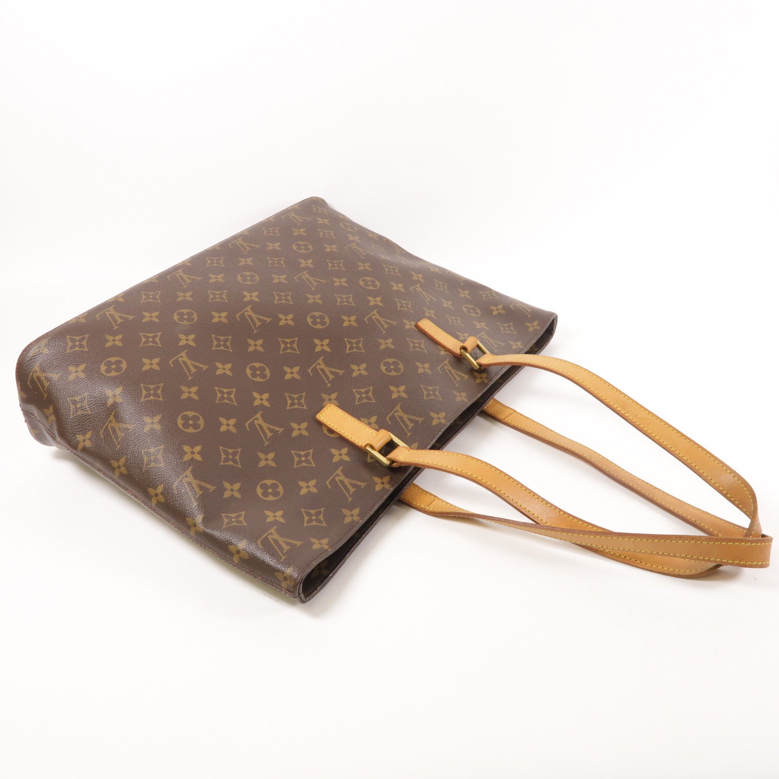 LOUIS VUITTON Monogram Luco Tote Bag金扣肩背袋棕色