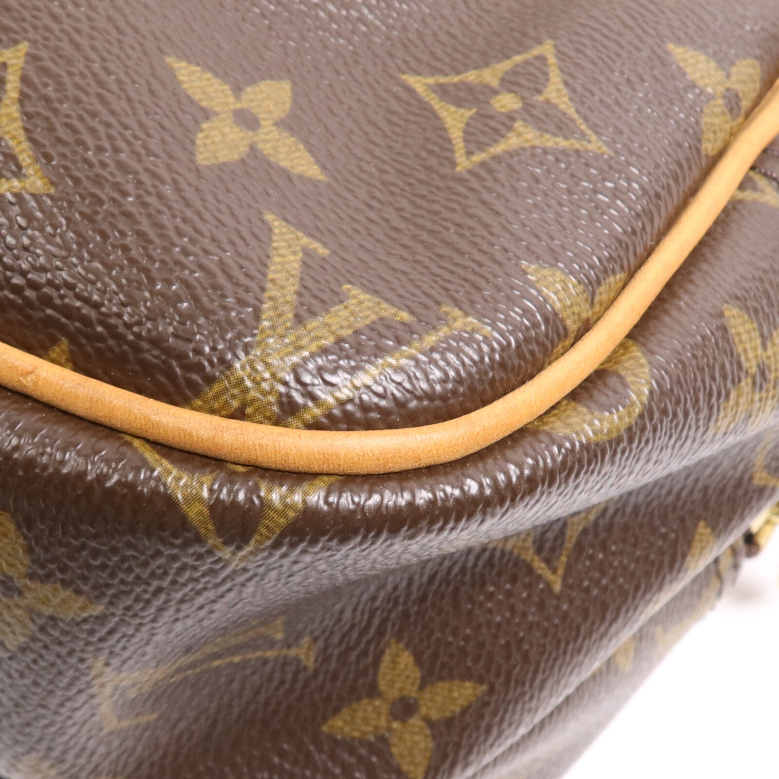 LOUIS VUITTON Monogram Reporter PM金扣肩背袋