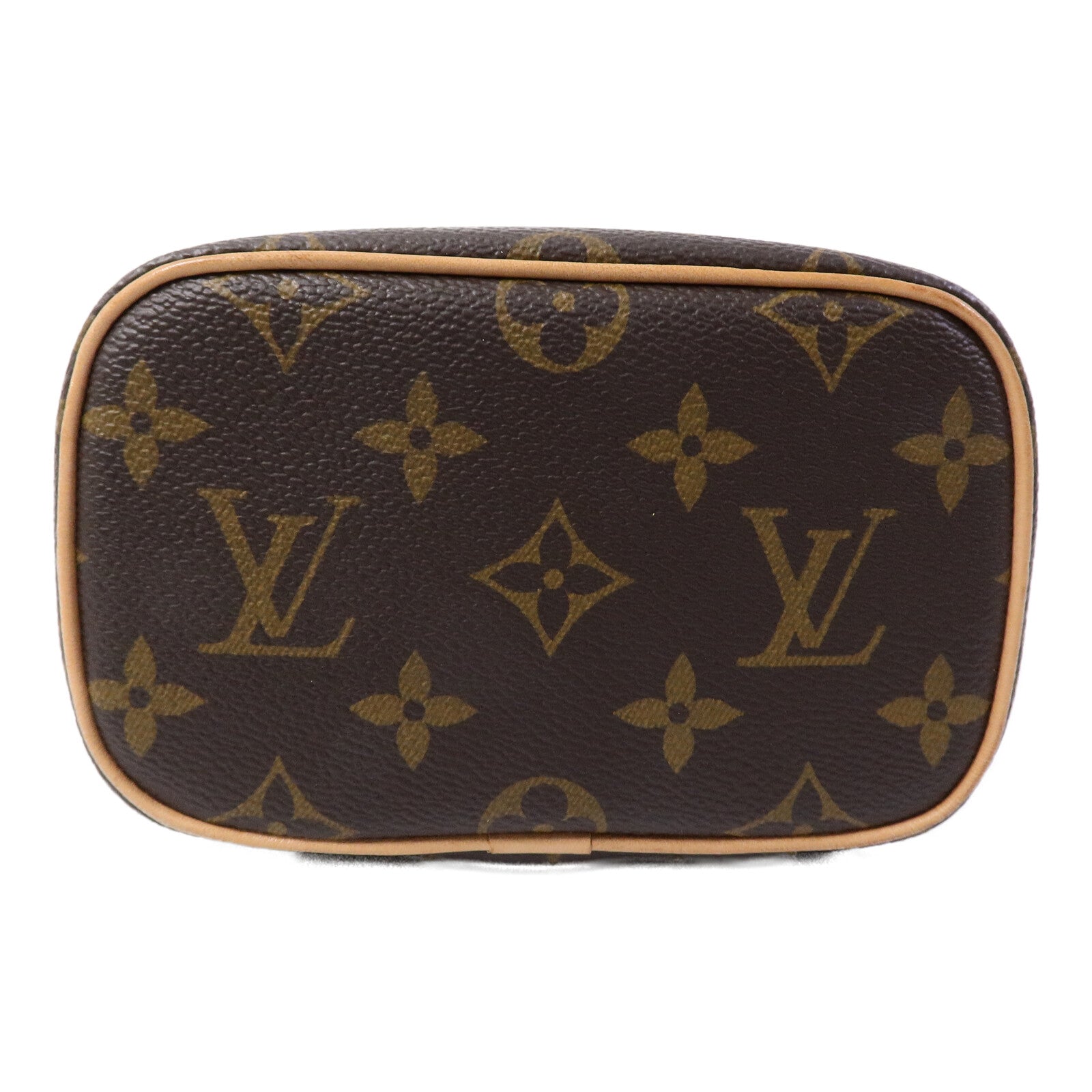 LOUIS VUITTON Monogram Nice Nano金扣化妝袋