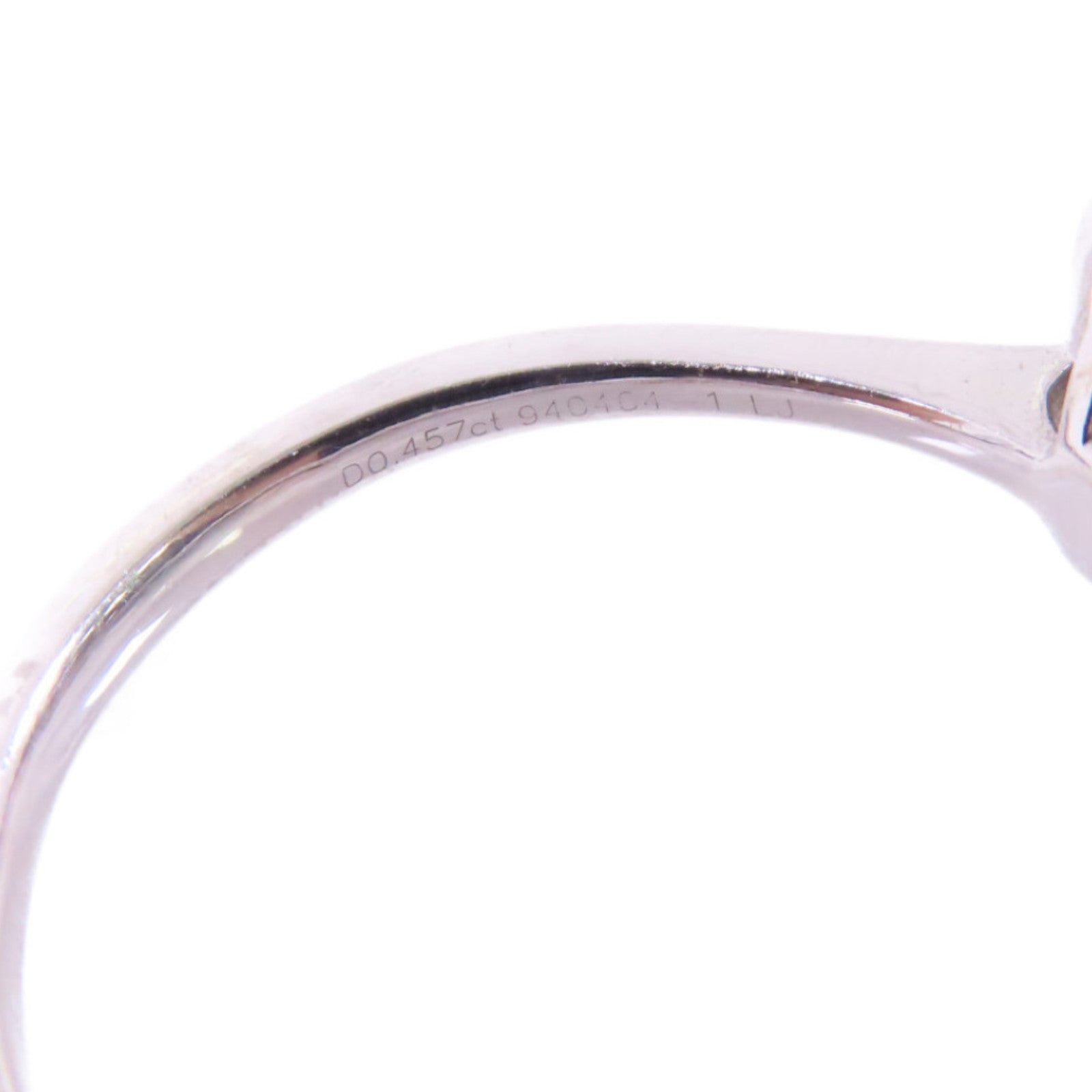 JEWELRY (PRICE DOWN) 0.49ct Diamond Ring US#9.75 18K White Gold