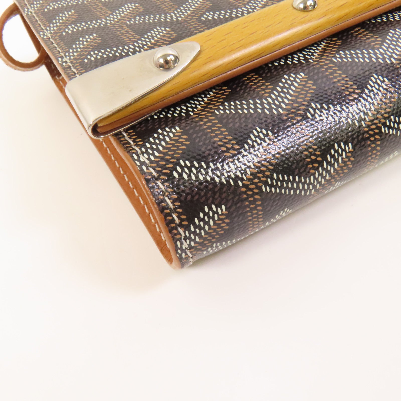 GOYARD 【激減優惠】塗層帆布Monte-Carlo PM銀扣肩背袋