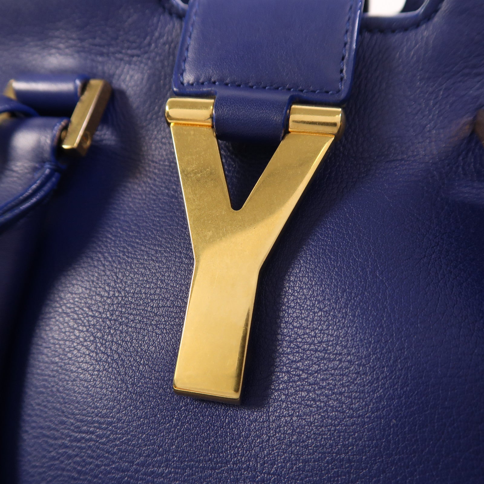 SAINT LAURENT 牛皮皮革2 Way Shoulder金扣手挽肩背兩用袋
