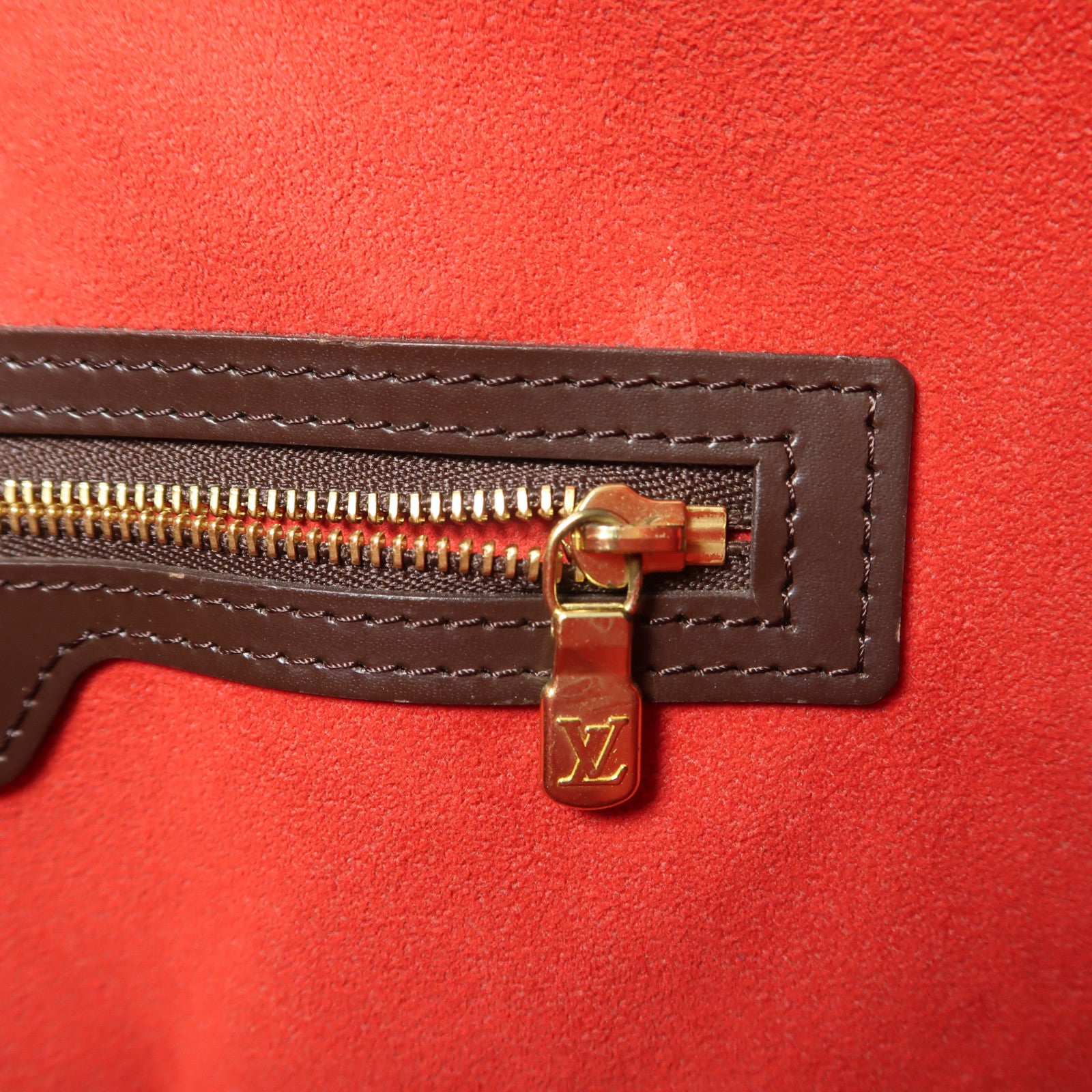 LOUIS VUITTON 【激減優惠】Damier Hampstead PM金扣手挽袋
