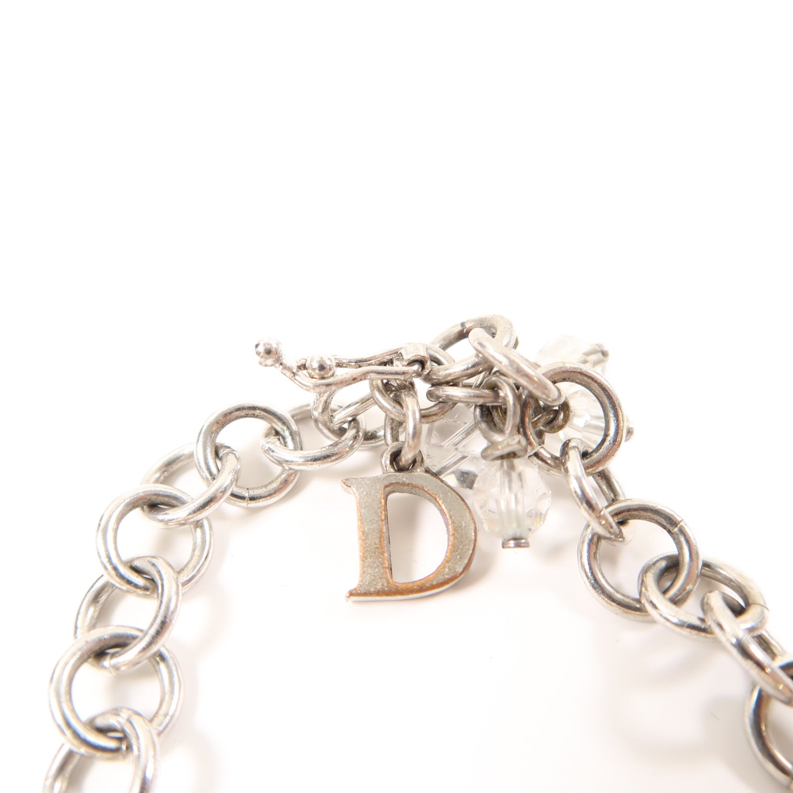 Dior PVC/金屬Bracelet手鏈銀色