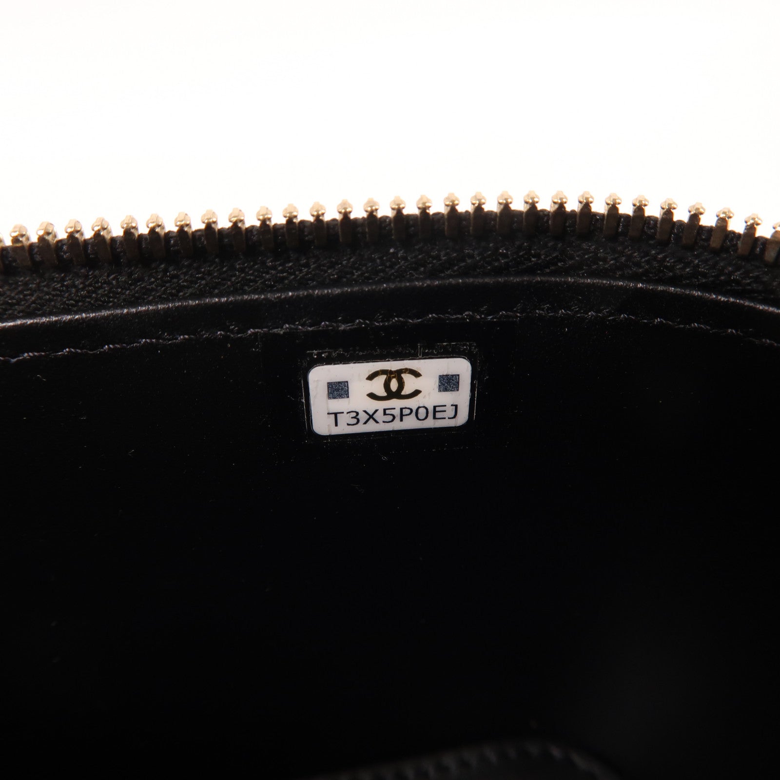 CHANEL 牛皮皮革Chain Shoulder金扣鏈帶肩背袋黑色