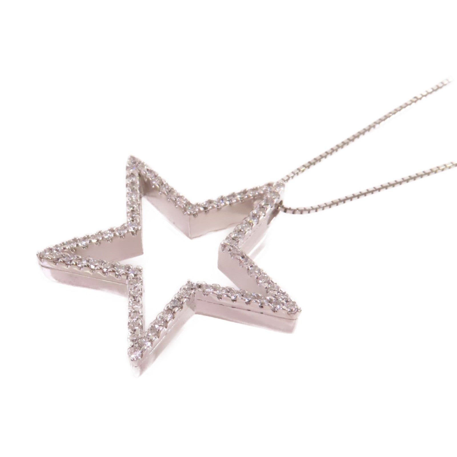 JEWELRY 18K白金/0.87ct鑚石Diamond Necklace項鍊