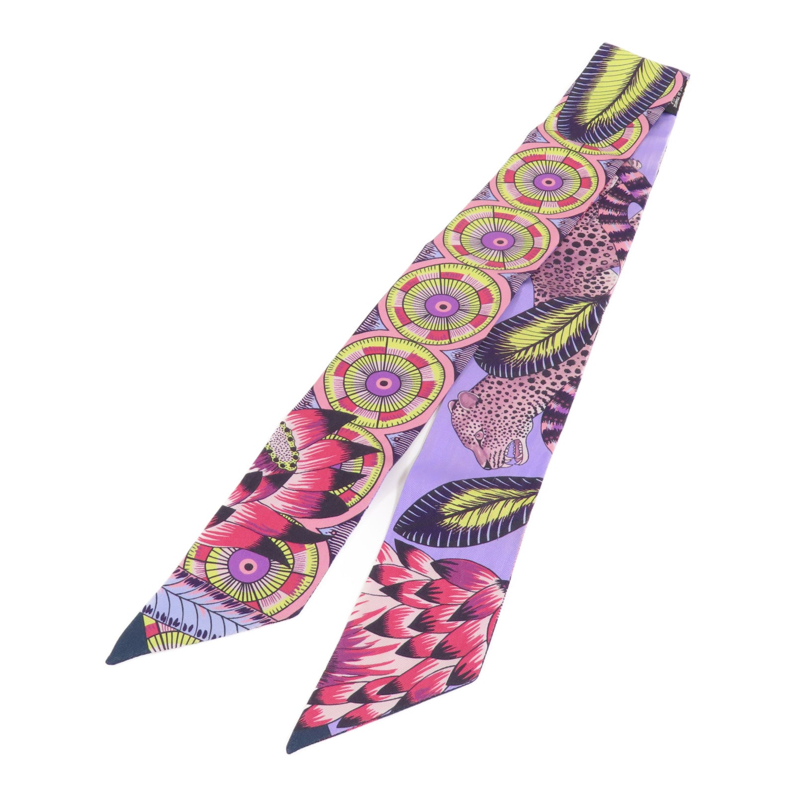 HERMES 【激減優惠】絲質Twilly絲巾