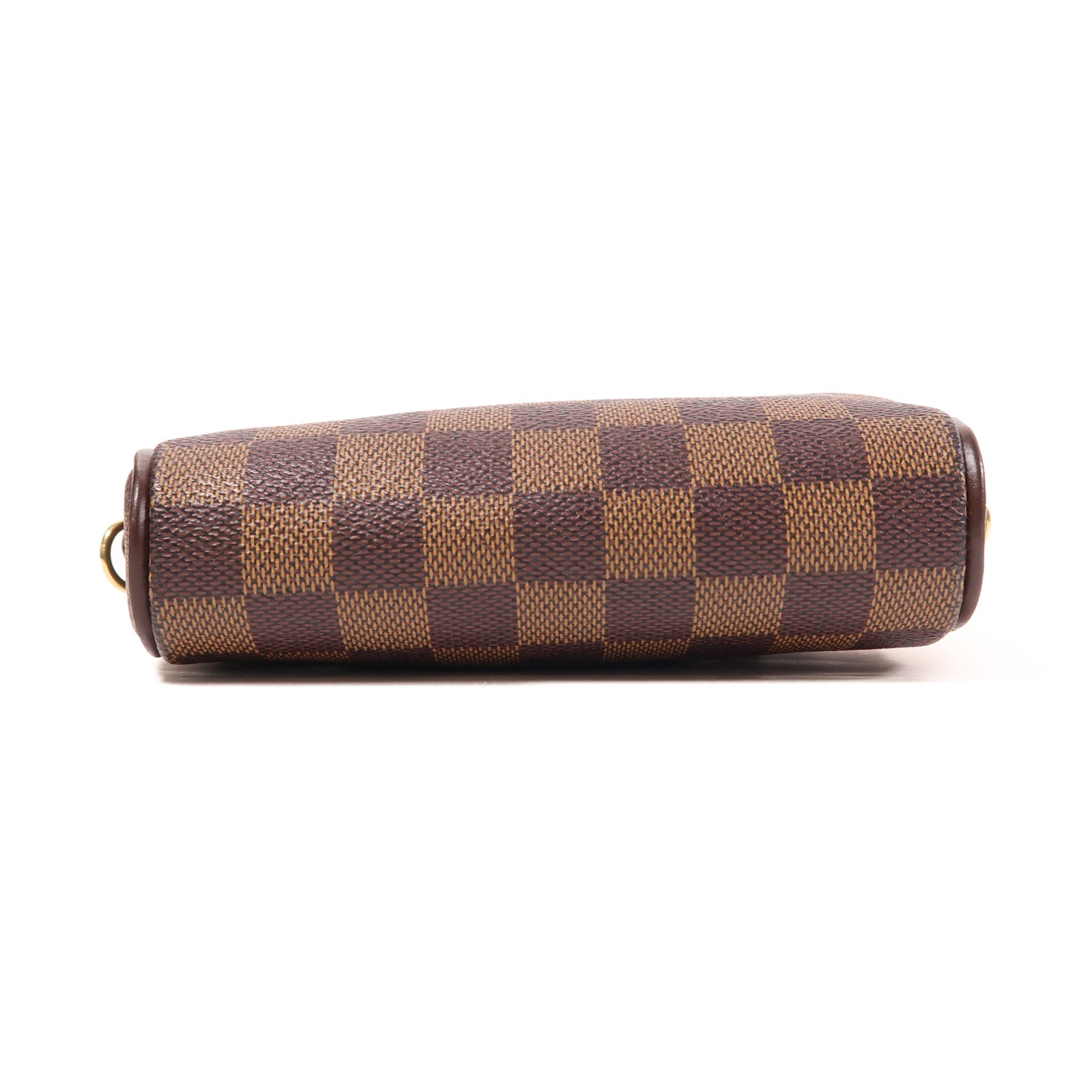 LOUIS VUITTON Damier Pochette Ipanema金扣肩背袋/腰包啡色