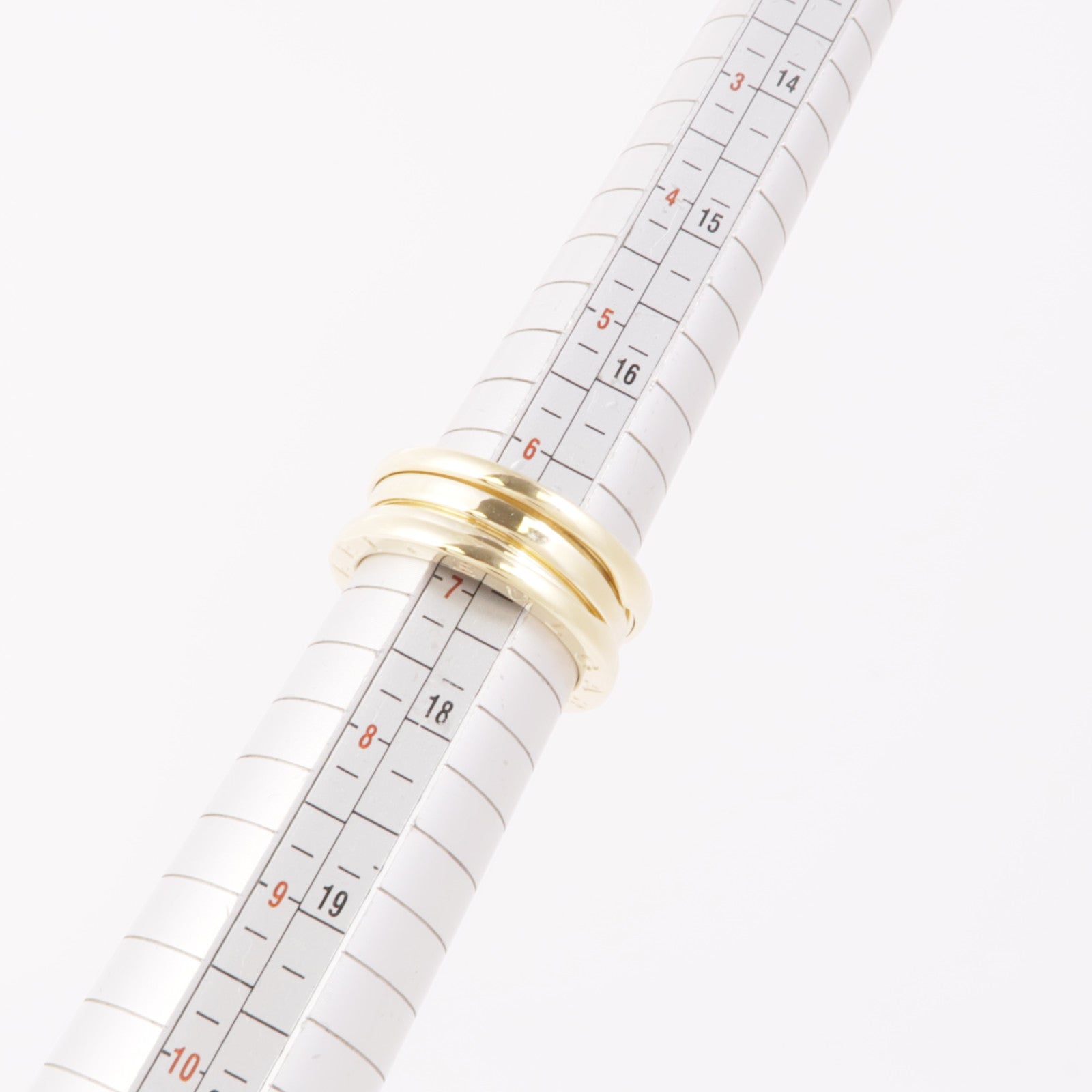 BVLGARI 18K黃金B-zero1 2 Bands戒指Bvlgari#54/US#6.5