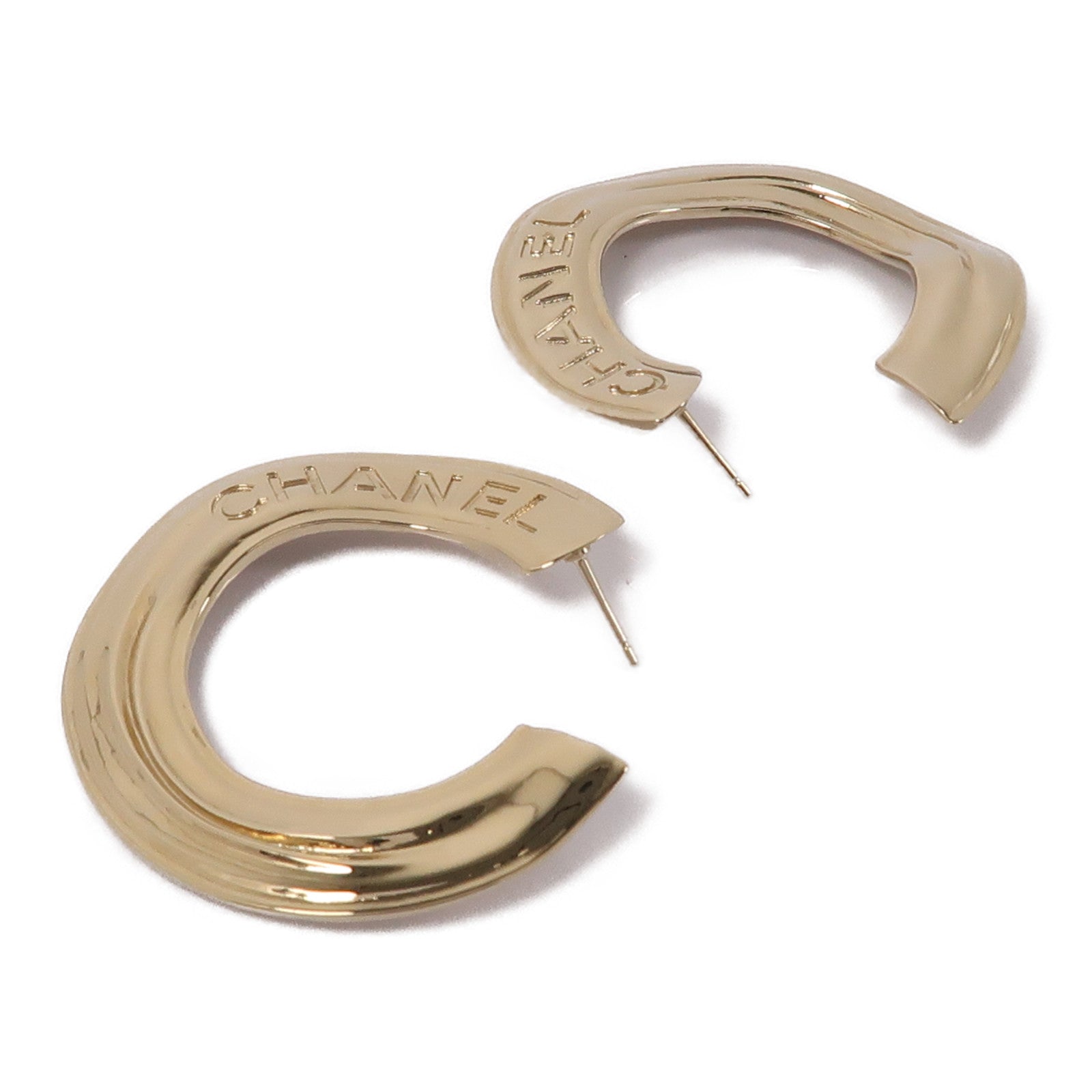 CHANEL 金屬Earrings耳環金色