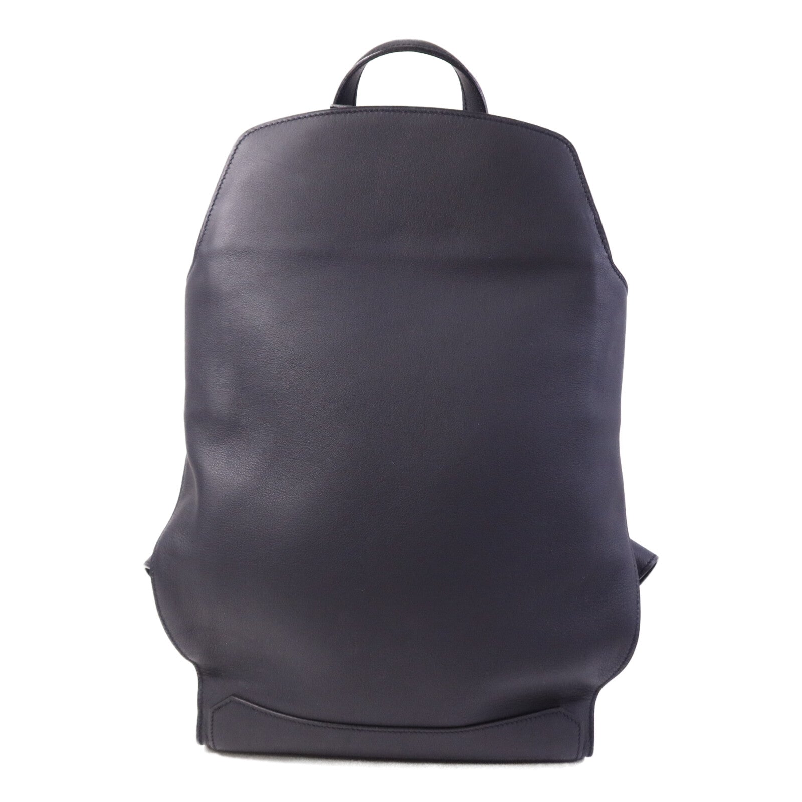 HERMES Swift皮革City Backpack 27銀扣背包Blue Nuit