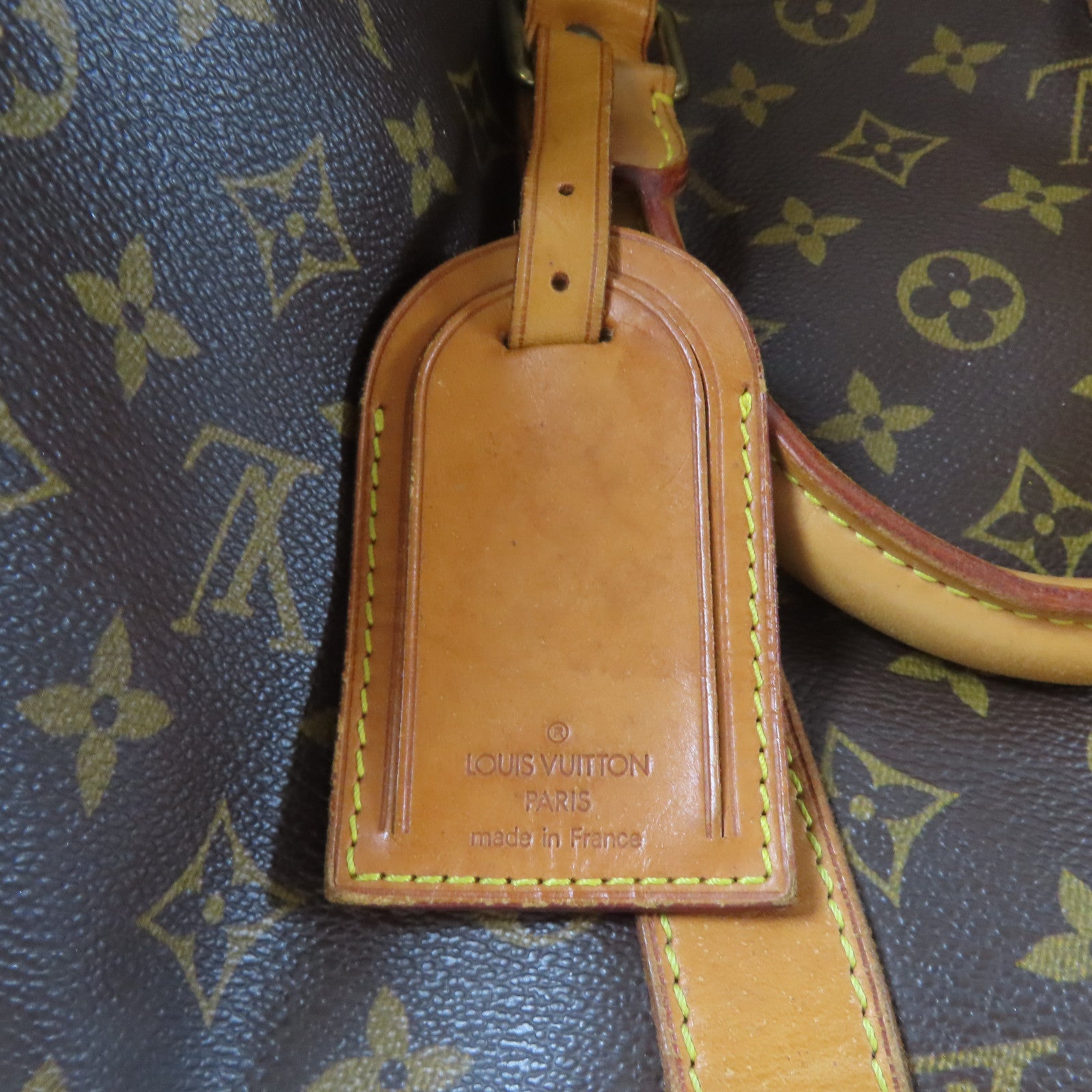 LOUIS VUITTON Monogram Keepall 45 Bandouliere金扣波士頓包啡色