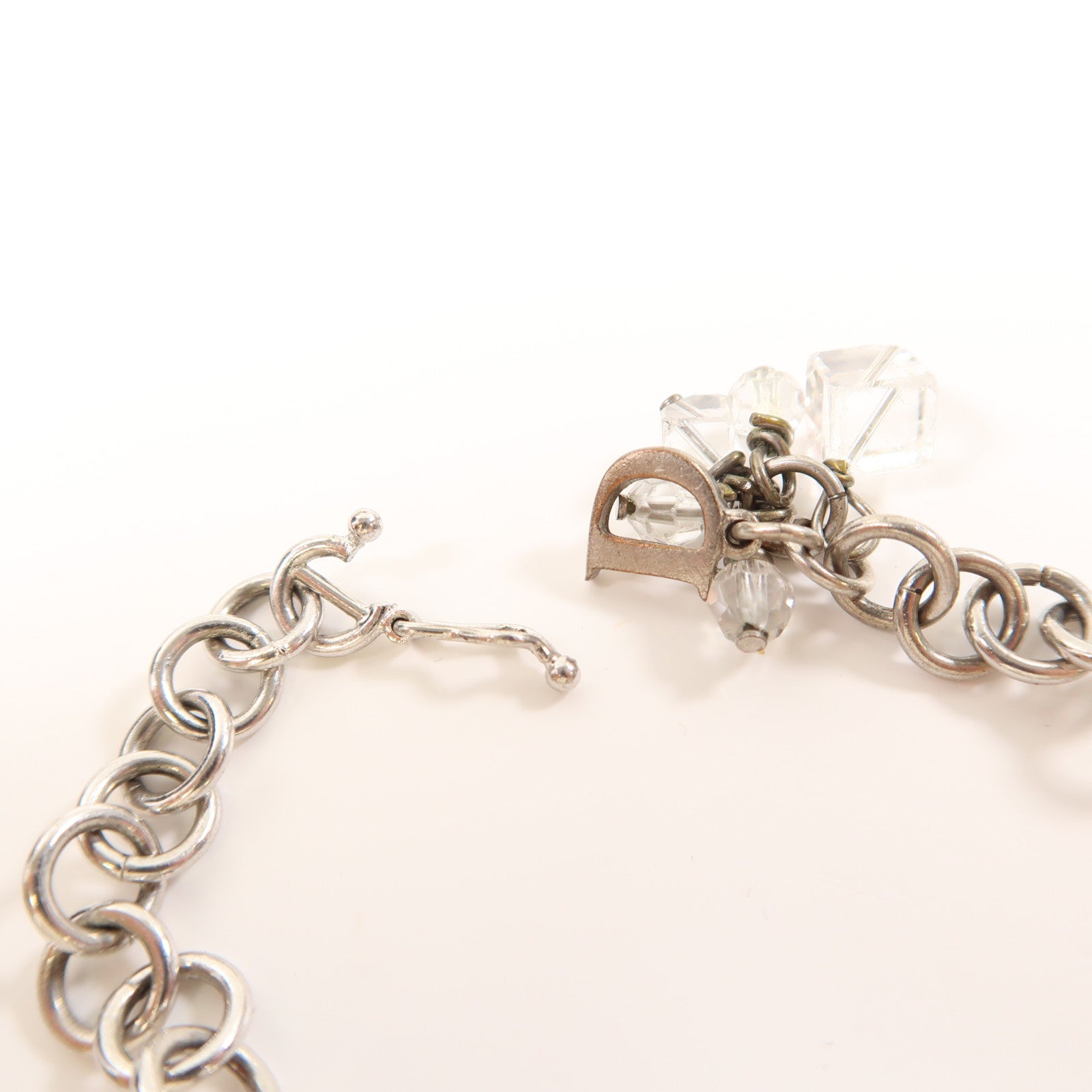 Dior PVC/金屬Bracelet手鏈銀色