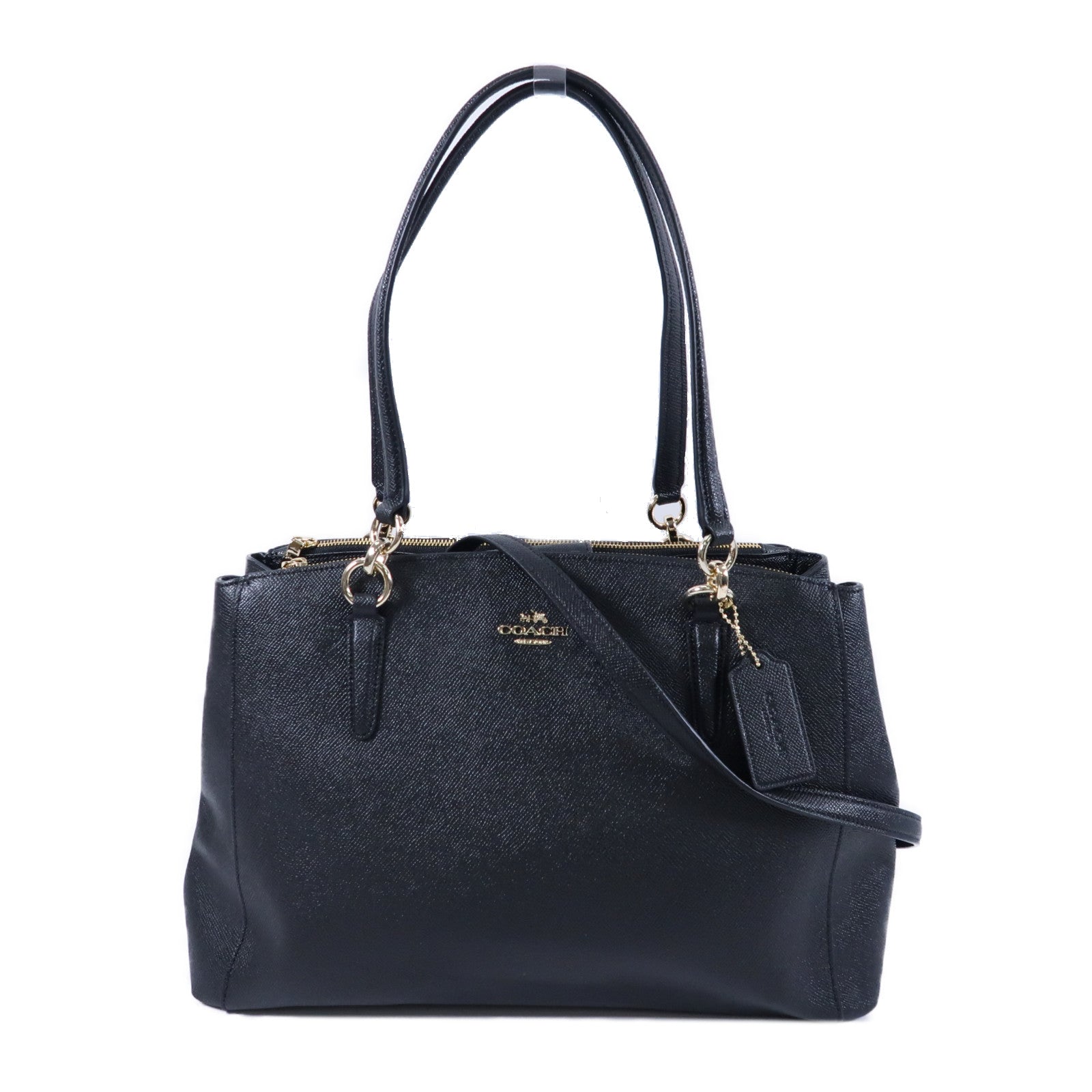 COACH 牛皮皮革Shoulder Bag肩背袋