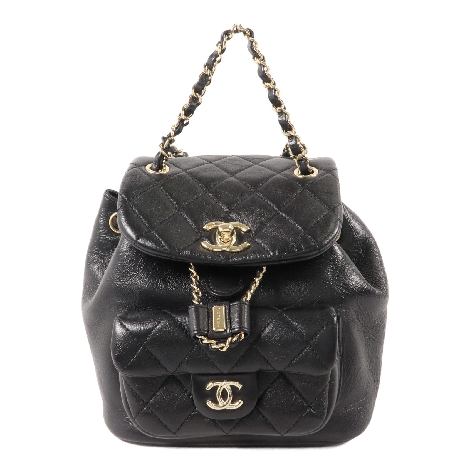 CHANEL 牛皮皮革Duma Backpack背包