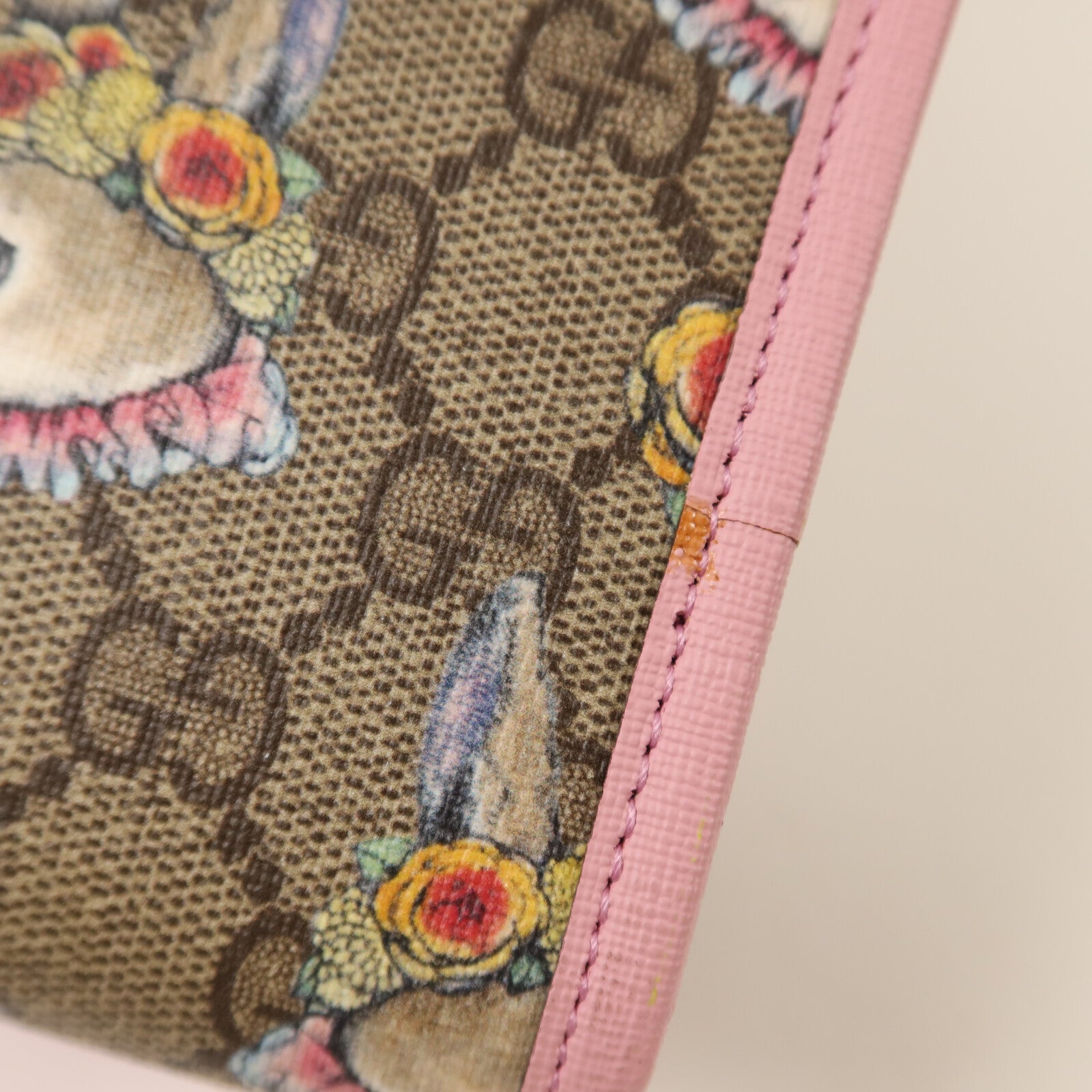 GUCCI 塗層帆布Tote Bag銀扣手挽肩背兩用袋