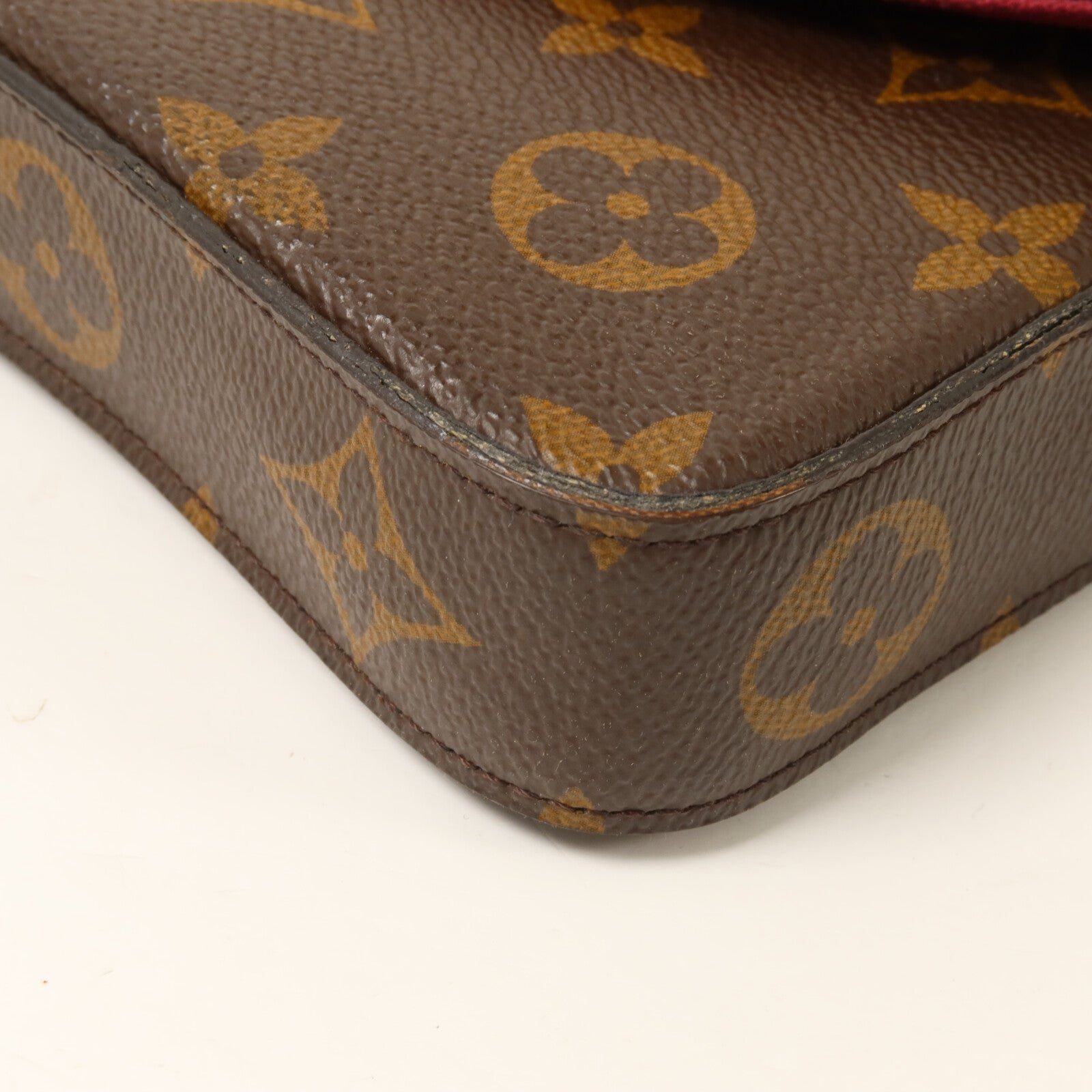 LOUIS VUITTON Monogram Pochette Felicie鏈帶肩背袋