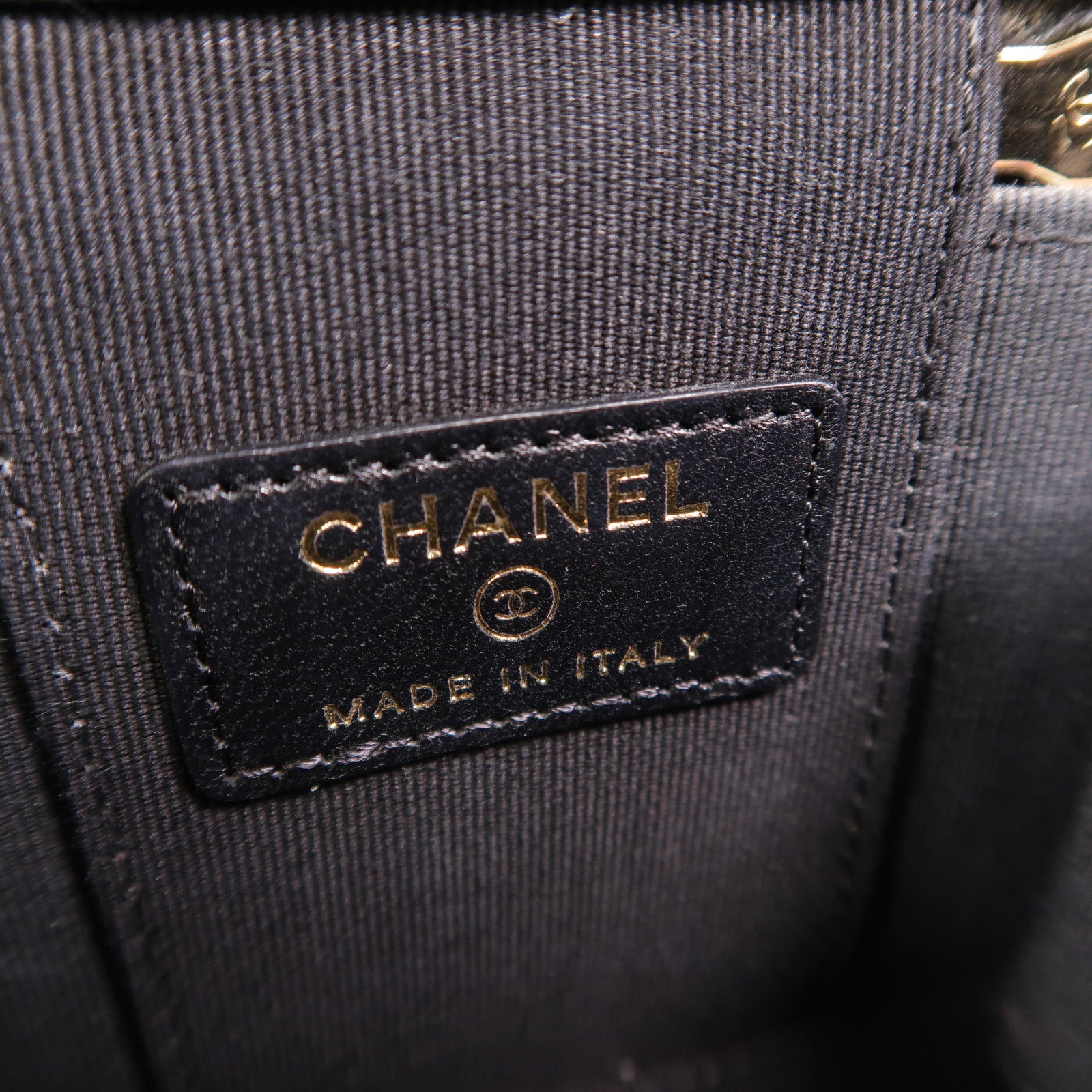 CHANEL 羊皮皮革Mini Vanity Case手挽肩背兩用袋